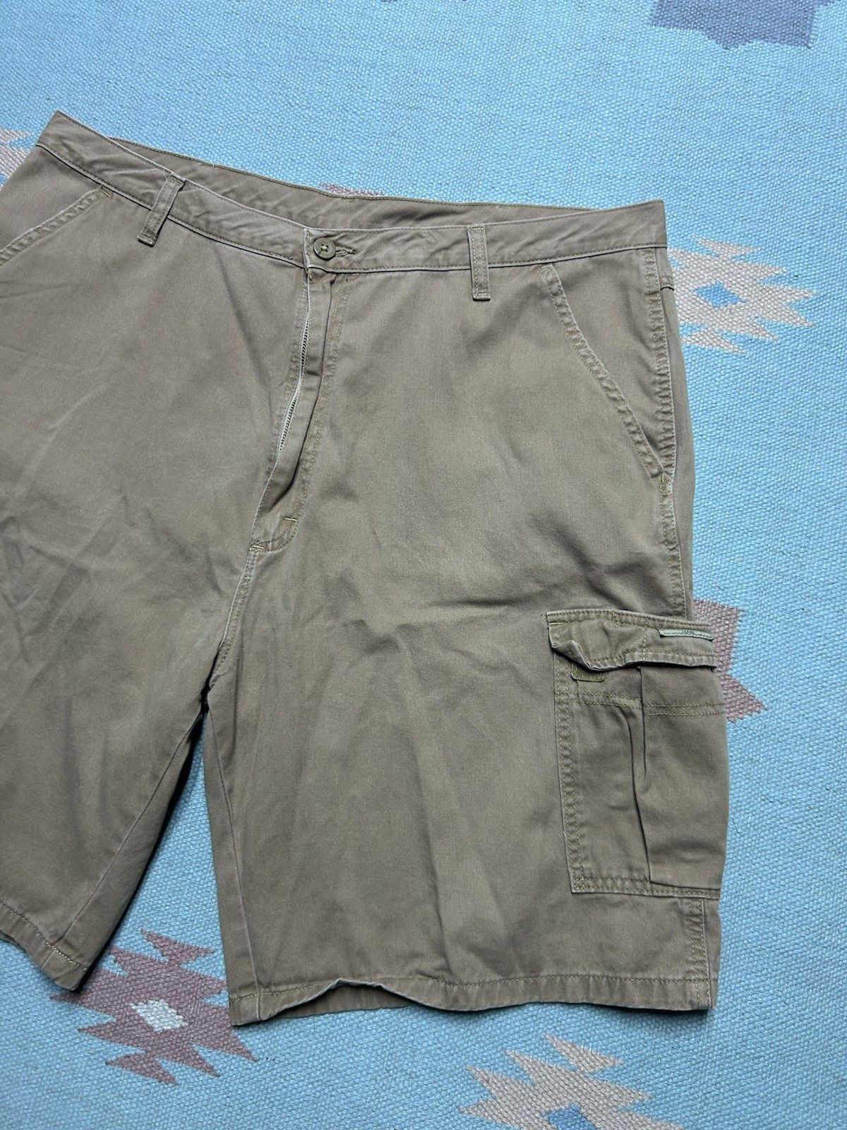 Vintage Wrangler cargo shorts cotton pockets hiking outdoor 40 Size US 40 / EU 56 - 2 Thumbnail