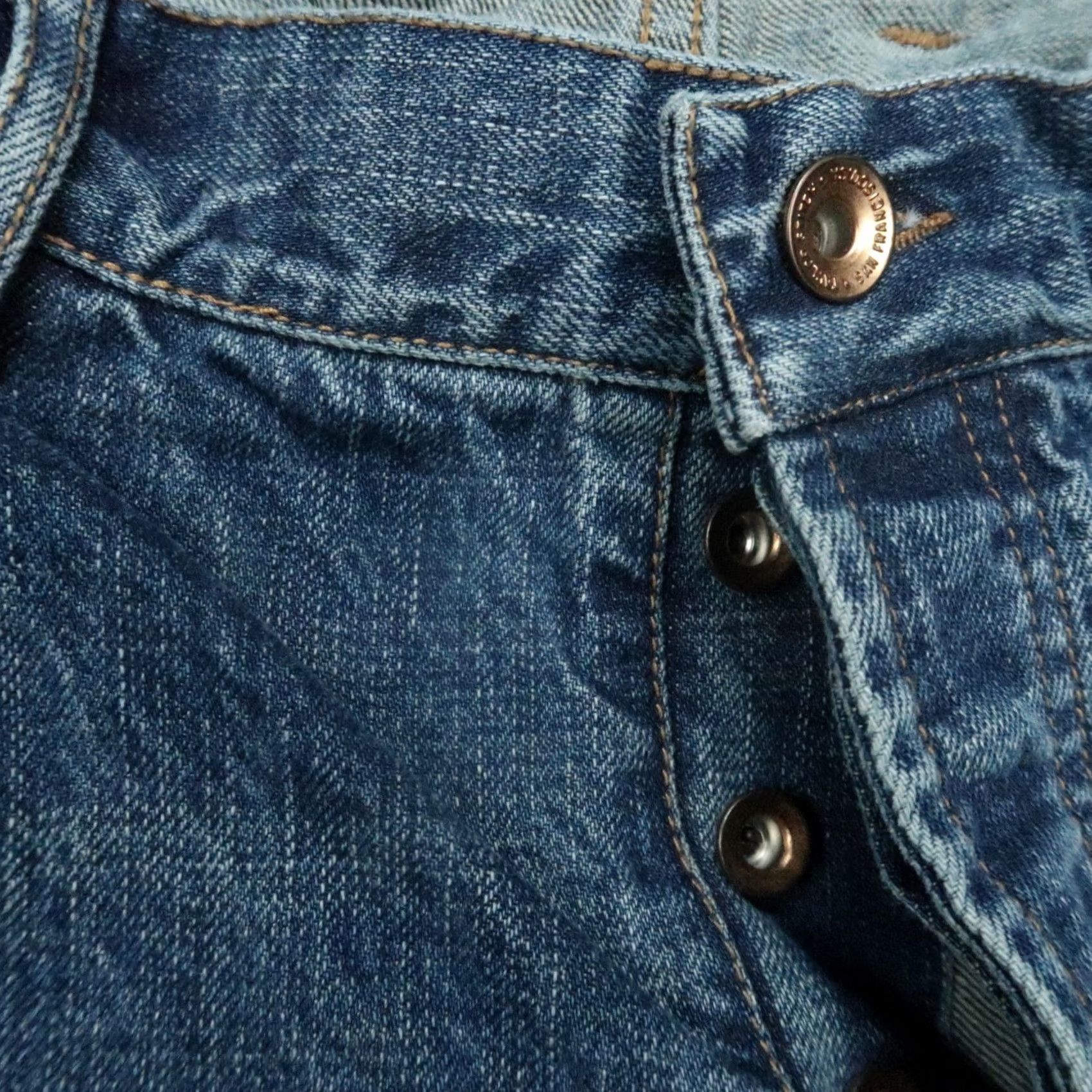 Taylor Stitch Taylor Stitch Jeans Mens 32x34 Blue Denim 5-Pocket Button Straight Pants Size US 32 / EU 48 - 5 Thumbnail