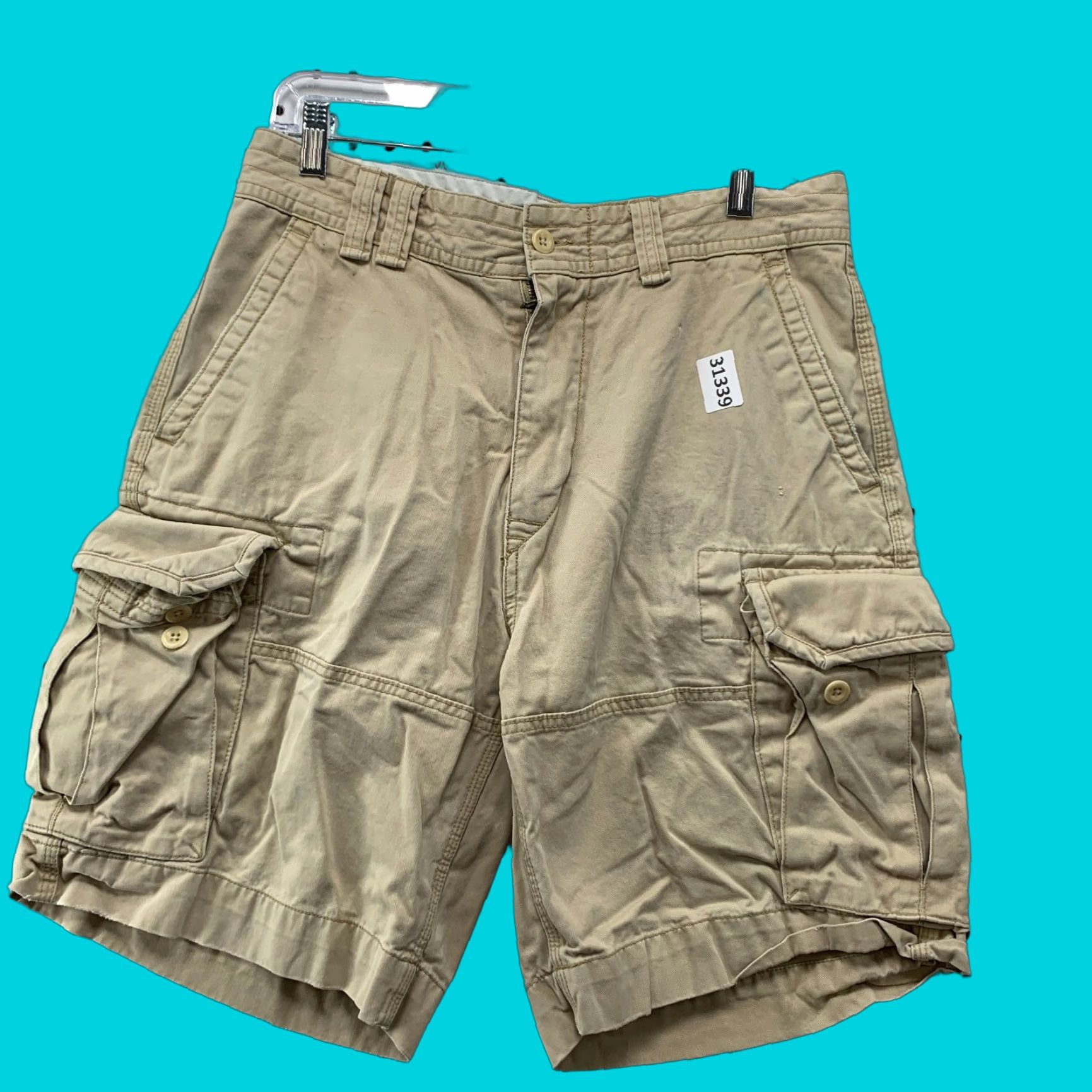 Polo Ralph Lauren Polo Ralph Lauren Cargo Shorts Mens Regular 33 Brown Canvas 10 Inseam Casuals Mens Size US XS / EU 42 / 0 - 1 Thumbnail