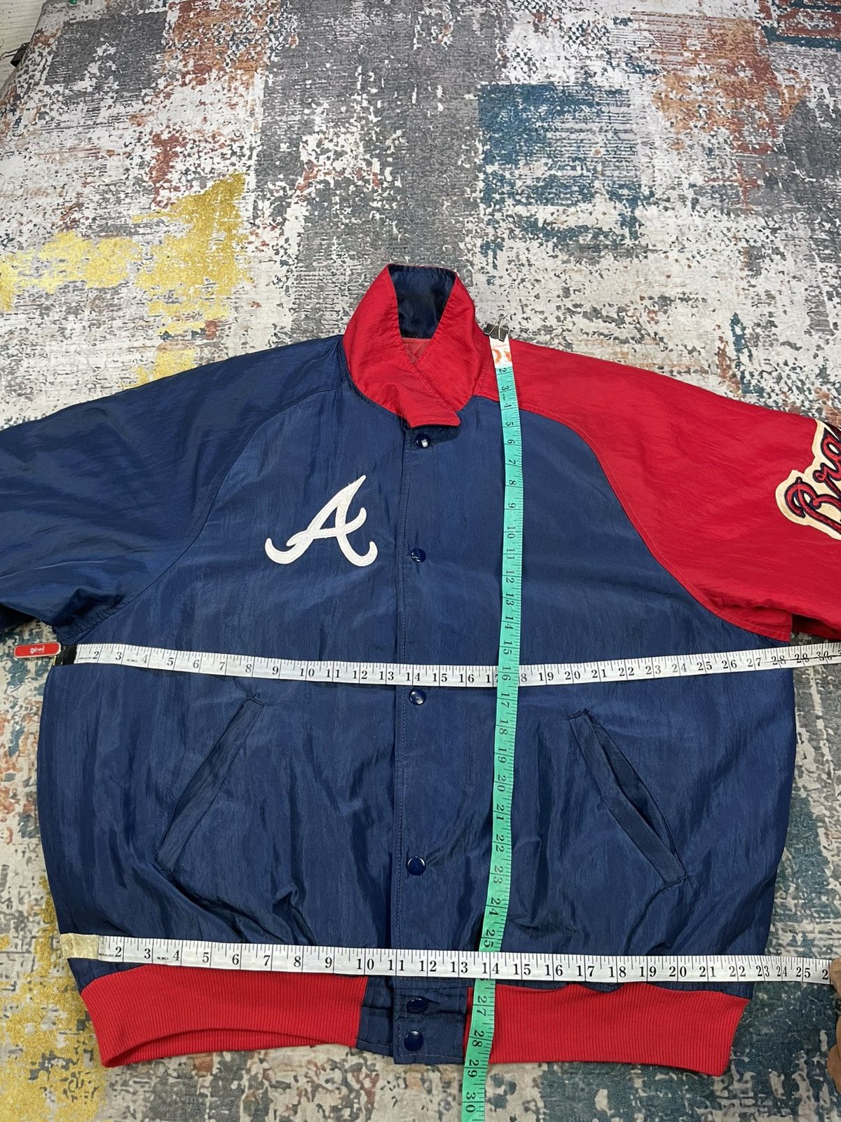 MLB Vtg 90s Atlanta Braves x Starter Diamond Collection Jacket Size US L / EU 52-54 / 3 - 11 Thumbnail