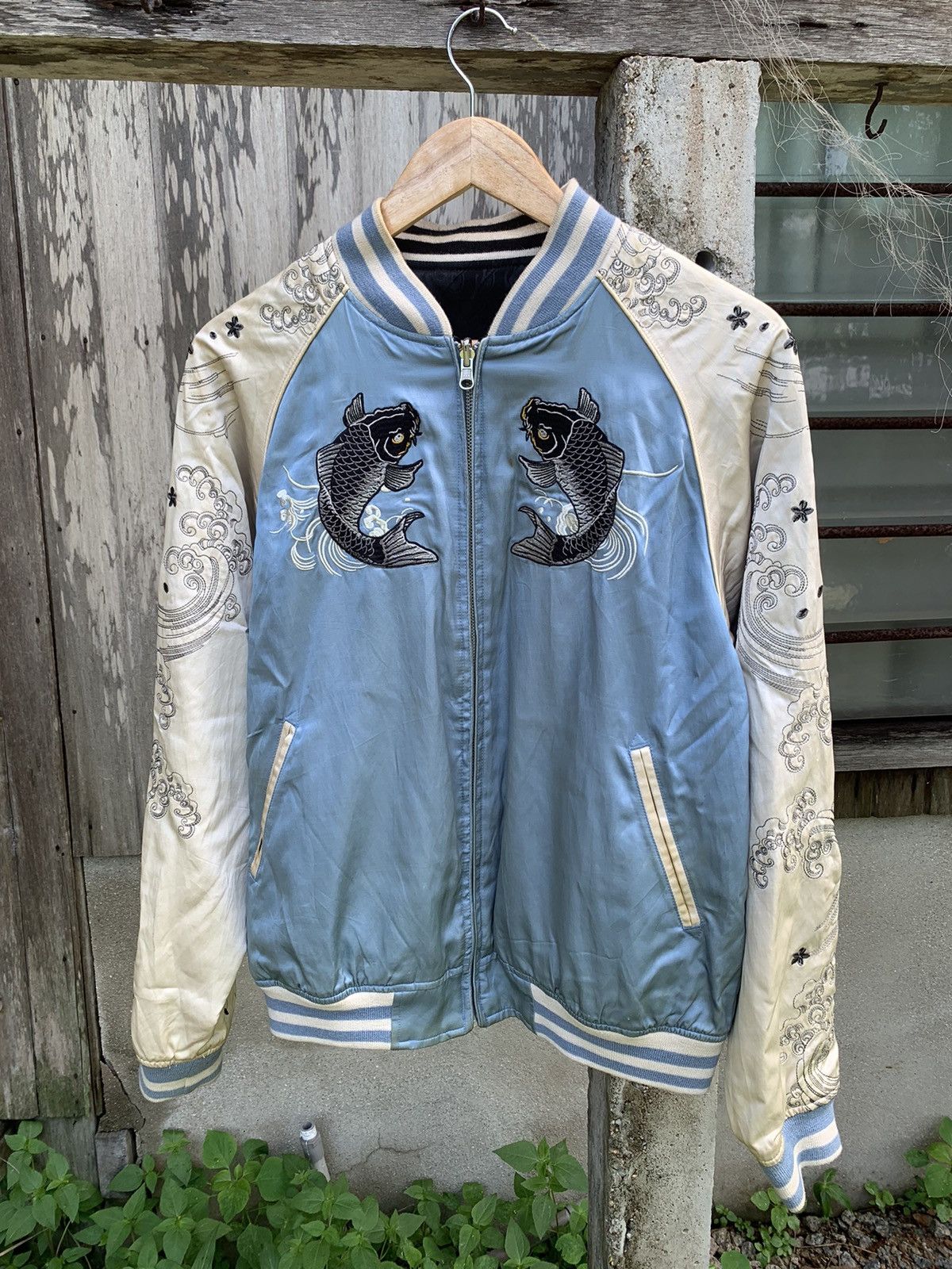 Japanese Brand Karakuri Tamashi Embroidery Sukajan Jacket Size US M / EU 48-50 / 2 - 3 Thumbnail