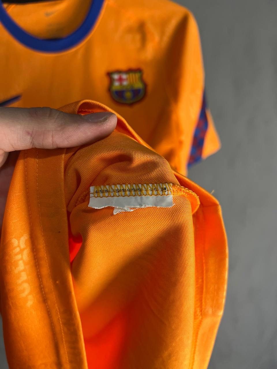 Nike Nike Barcelona Jersey Vintage Rare T-Shirt Soccer Club Size US S / EU 44-46 / 1 - 5 Thumbnail