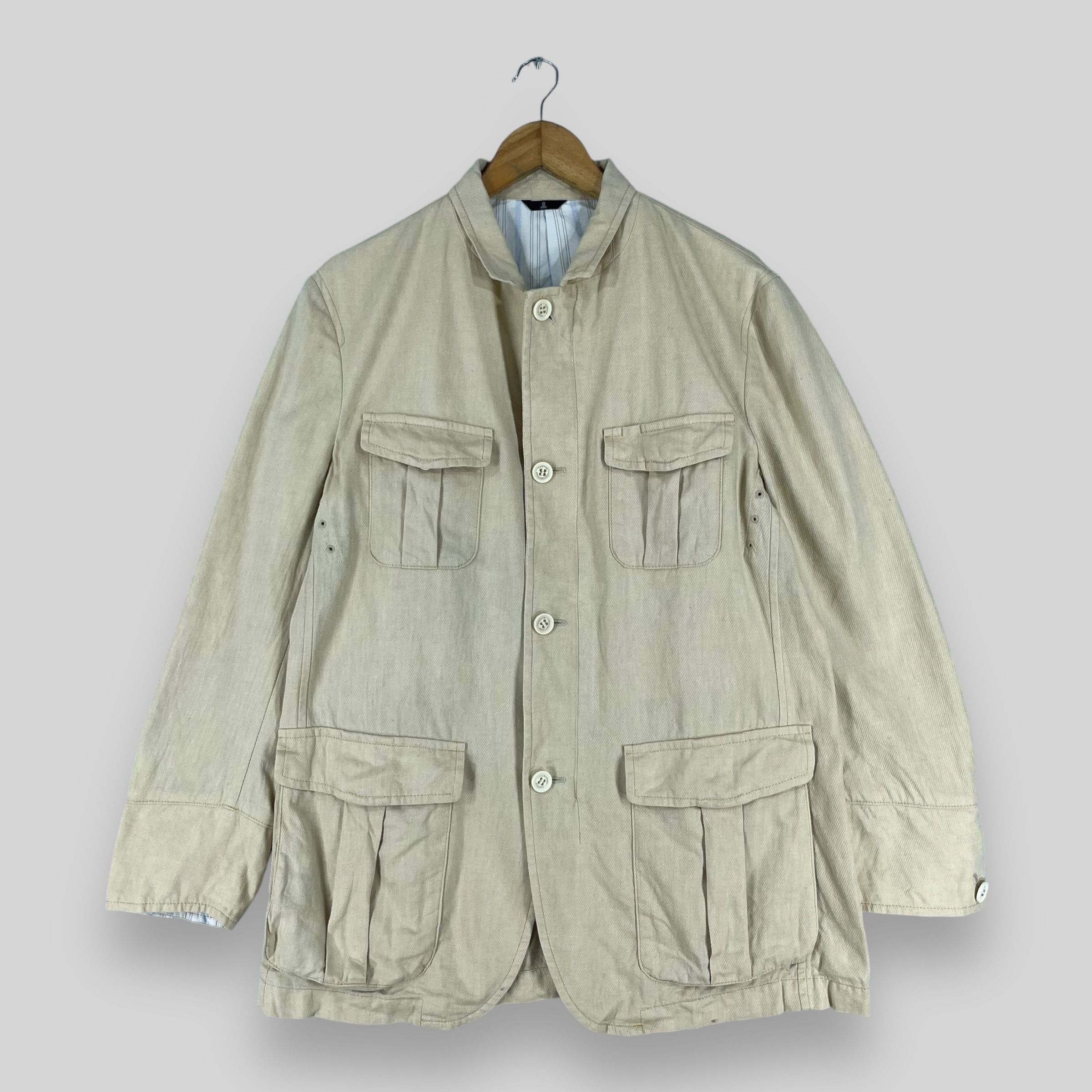 Lanvin Vintage LANVIN Four Pocket Blazer Style Rayon Jacket Size M / US 6-8 / IT 42-44 - 1 Thumbnail