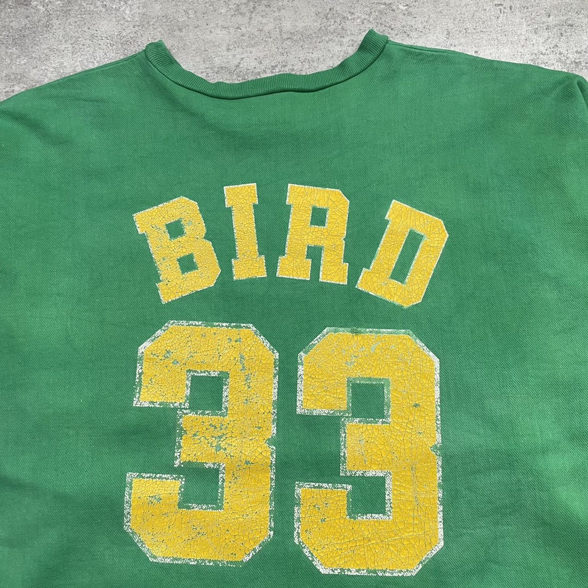NBA × Salem Sportswear × Vintage VTG 90s NBA BOSTON CELTICS LARRY BIRD SWEATSHIRT MADE IN USA Size US XL / EU 56 / 4 - 3 Thumbnail