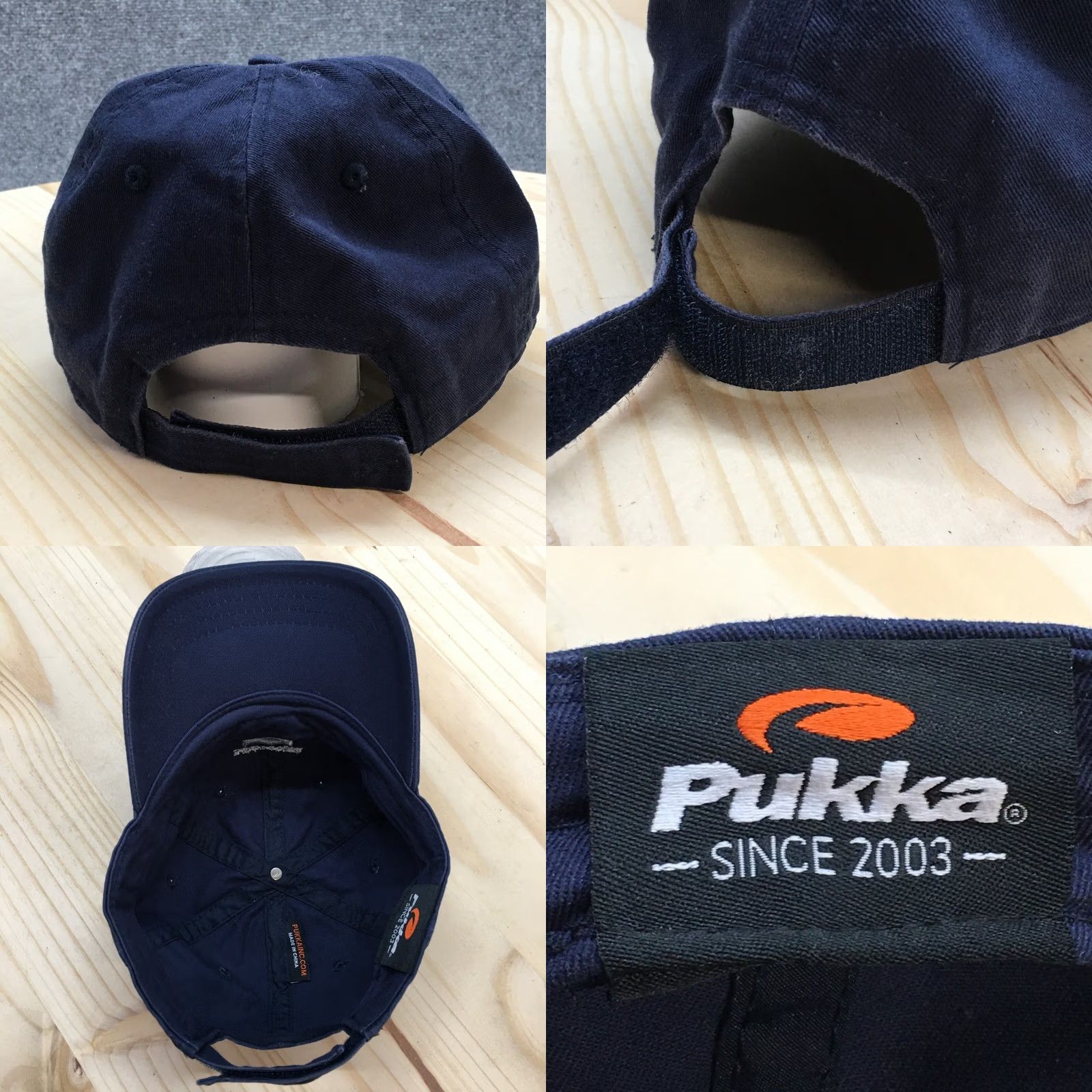 Vintage Pukka USA Baseball Cap Hat Mens Blue One Size Embroidered Curved Brim Size ONE SIZE - 8 Thumbnail