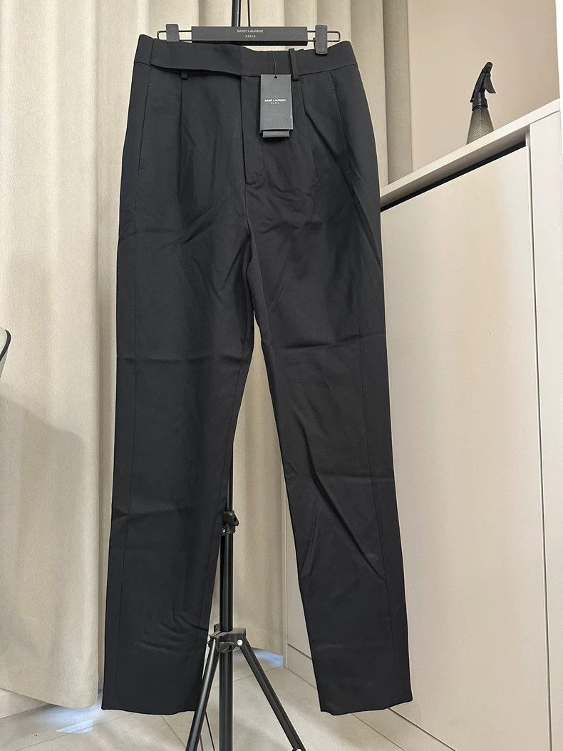Saint Laurent Paris Saint Laurent Paris Wool smoking pants Size US 40 / EU 56 - 1 Thumbnail