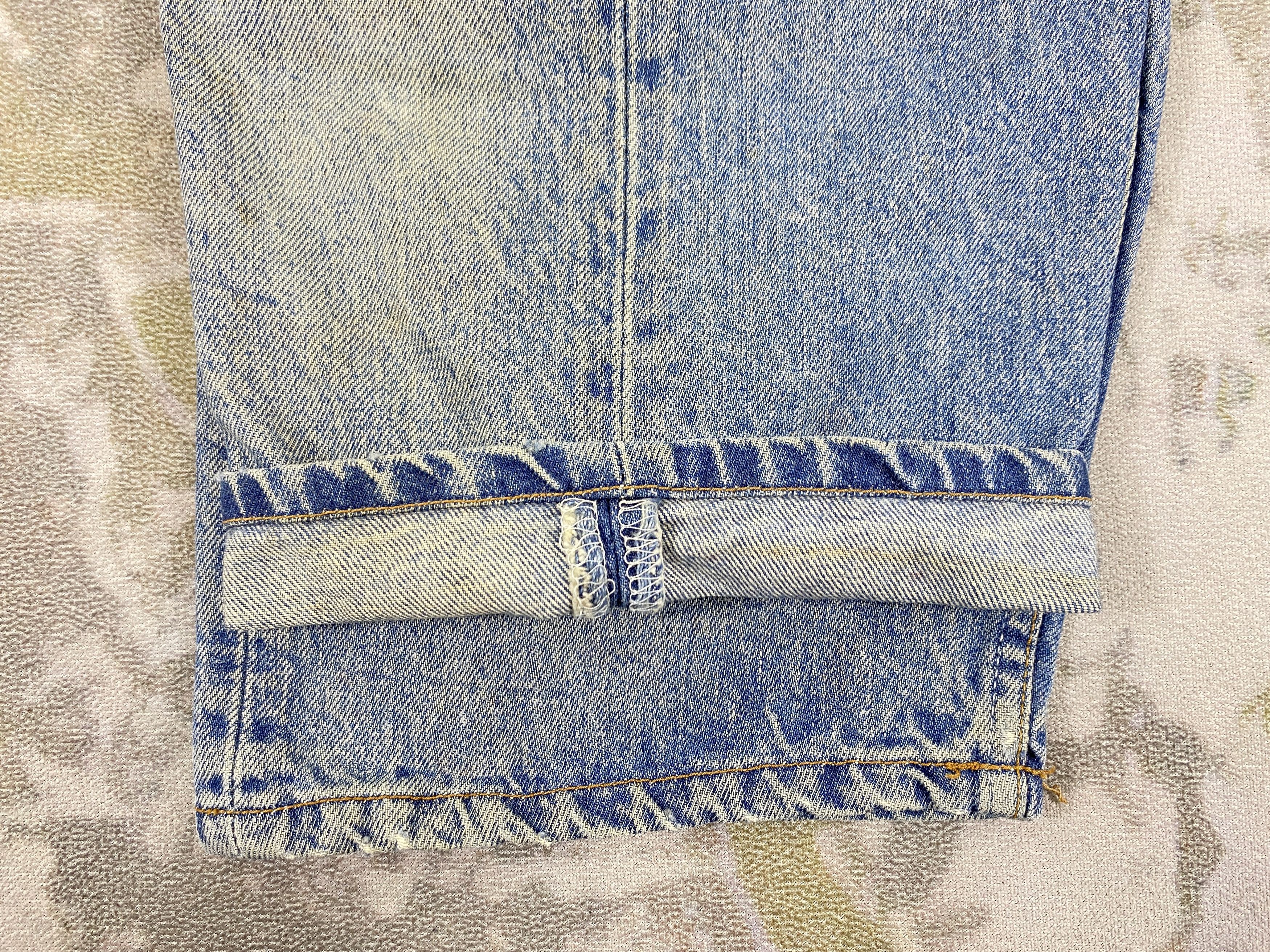 Levi's Faded Blue Vintage Levi's 501 Shorts 29x13.5 Denim- JN3666 Size US 29 - 10 Thumbnail