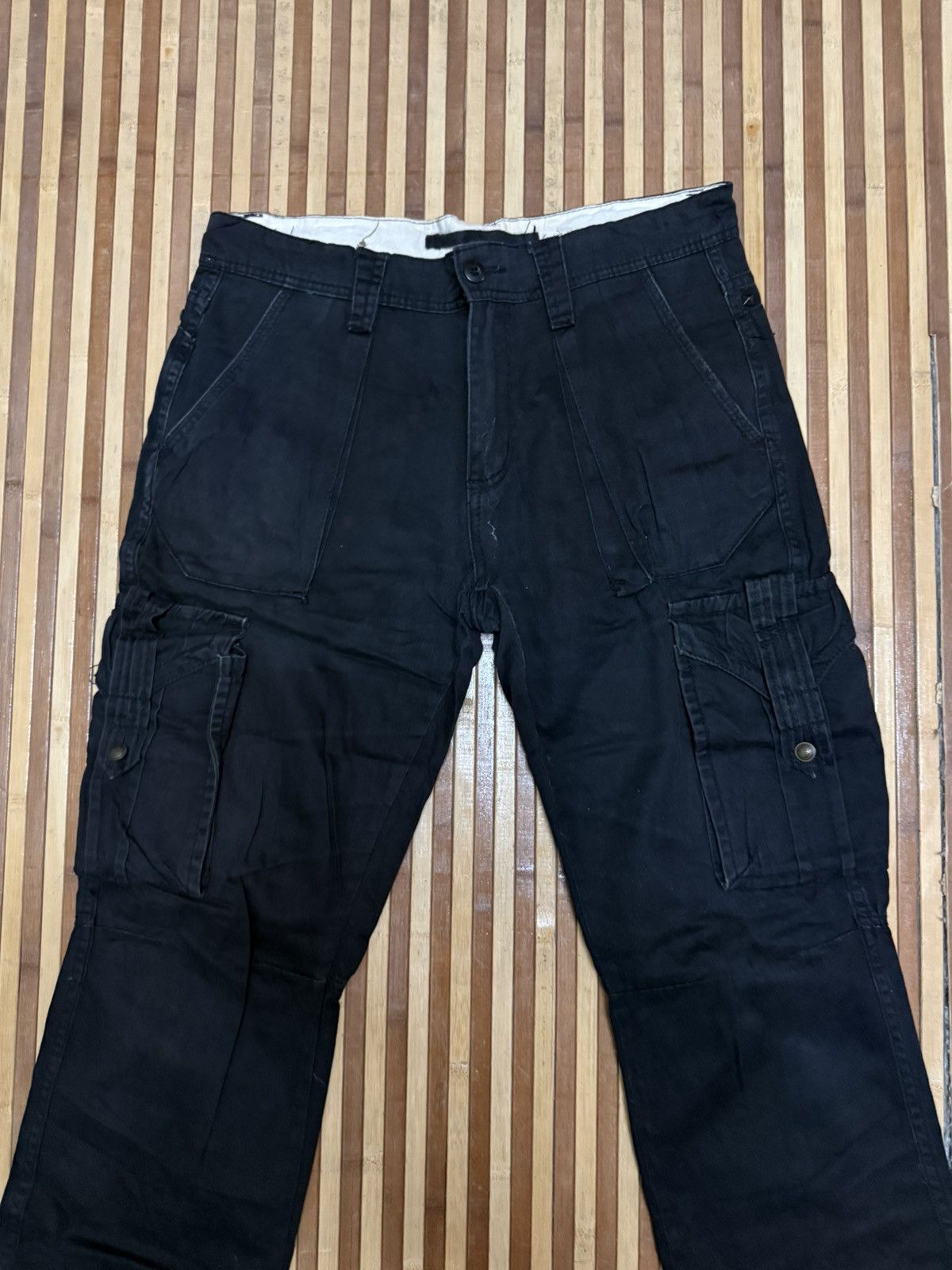 Japanese Brand Japanese Brand Cargo Pants Streetwear Multipocket W34X32 Size US 34 / EU 50 - 3 Thumbnail