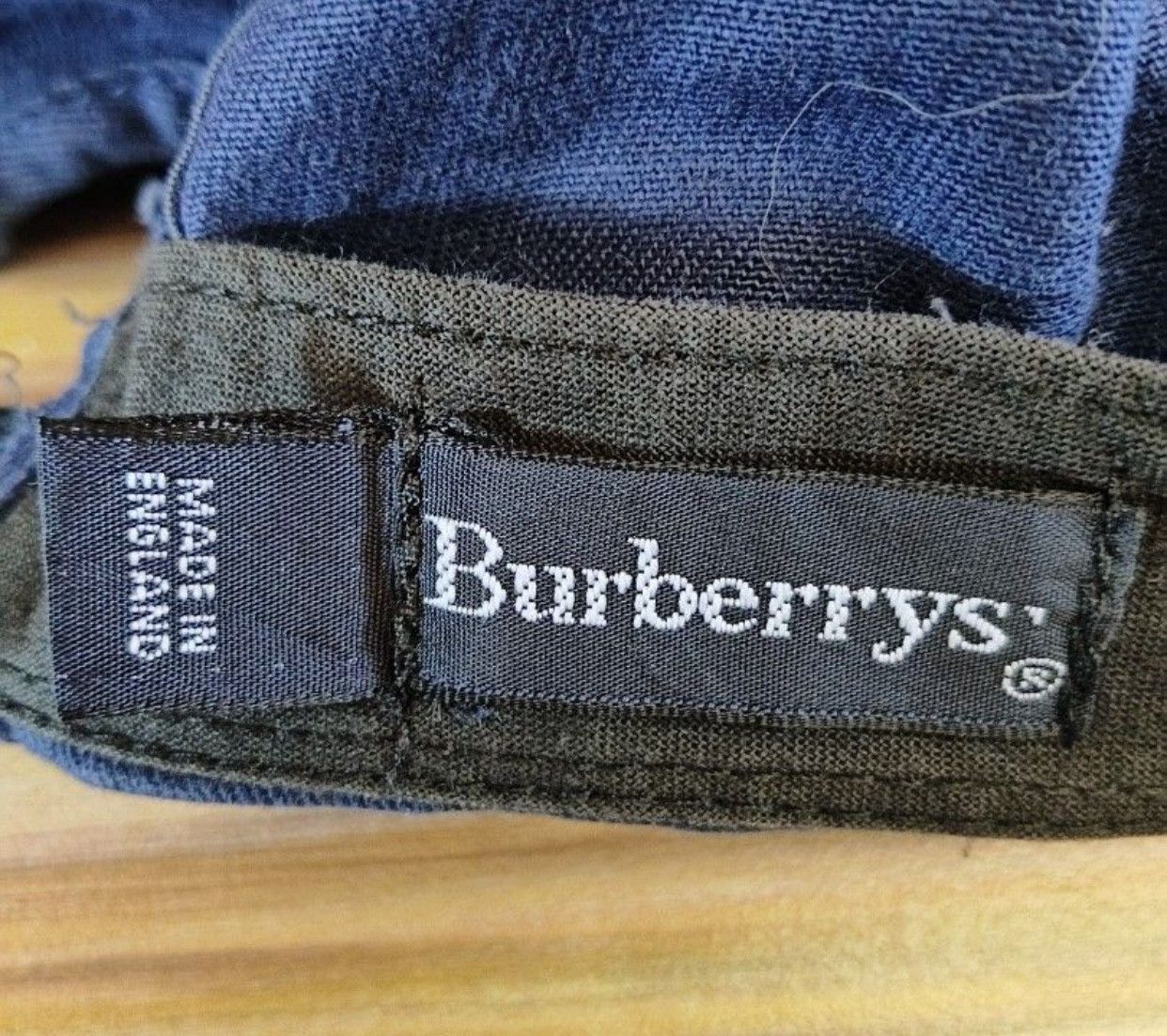 Burberry Vintage Burberrys Navy Blue Cap Size ONE SIZE - 8 Thumbnail