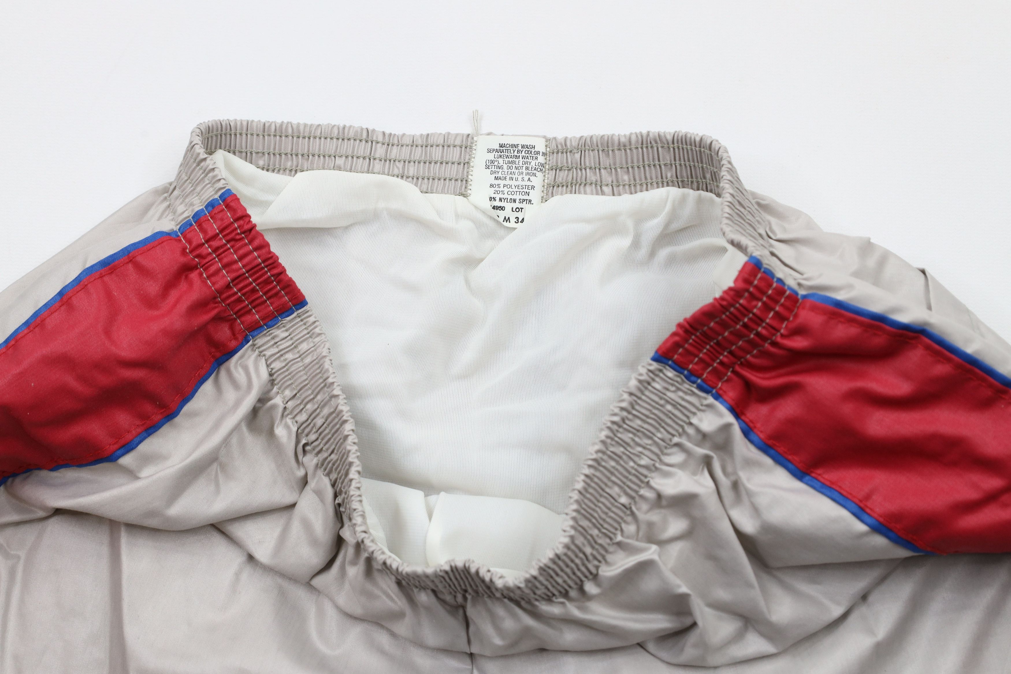 Vintage Vintage 70s Streetwear Block Lined Running Short Shorts USA Size US 32 / EU 48 - 5 Thumbnail