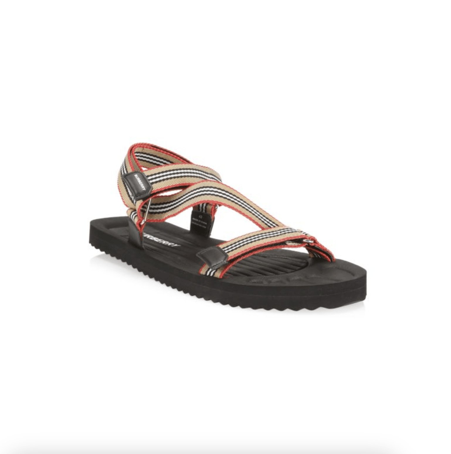 Burberry New BURBERRY Patterson Icon Stripe Sandals Size US 12 / EU 45 - 1 Thumbnail