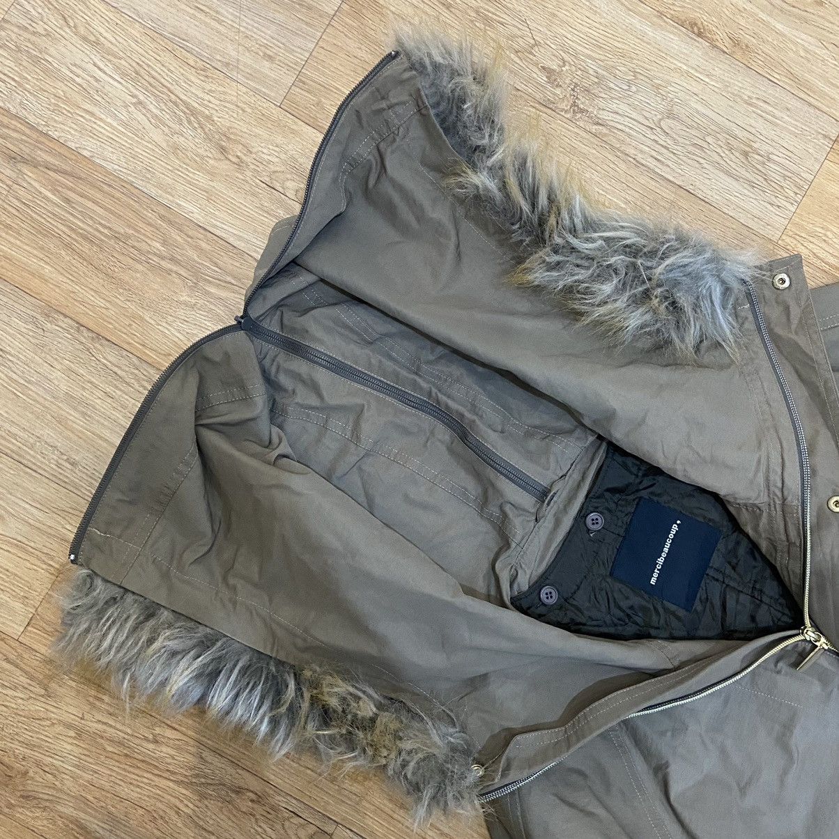 Issey Miyake Mercibeaucoup Double Zipper Jacket Fur Hoodie Size US S / EU 44-46 / 1 - 5 Thumbnail