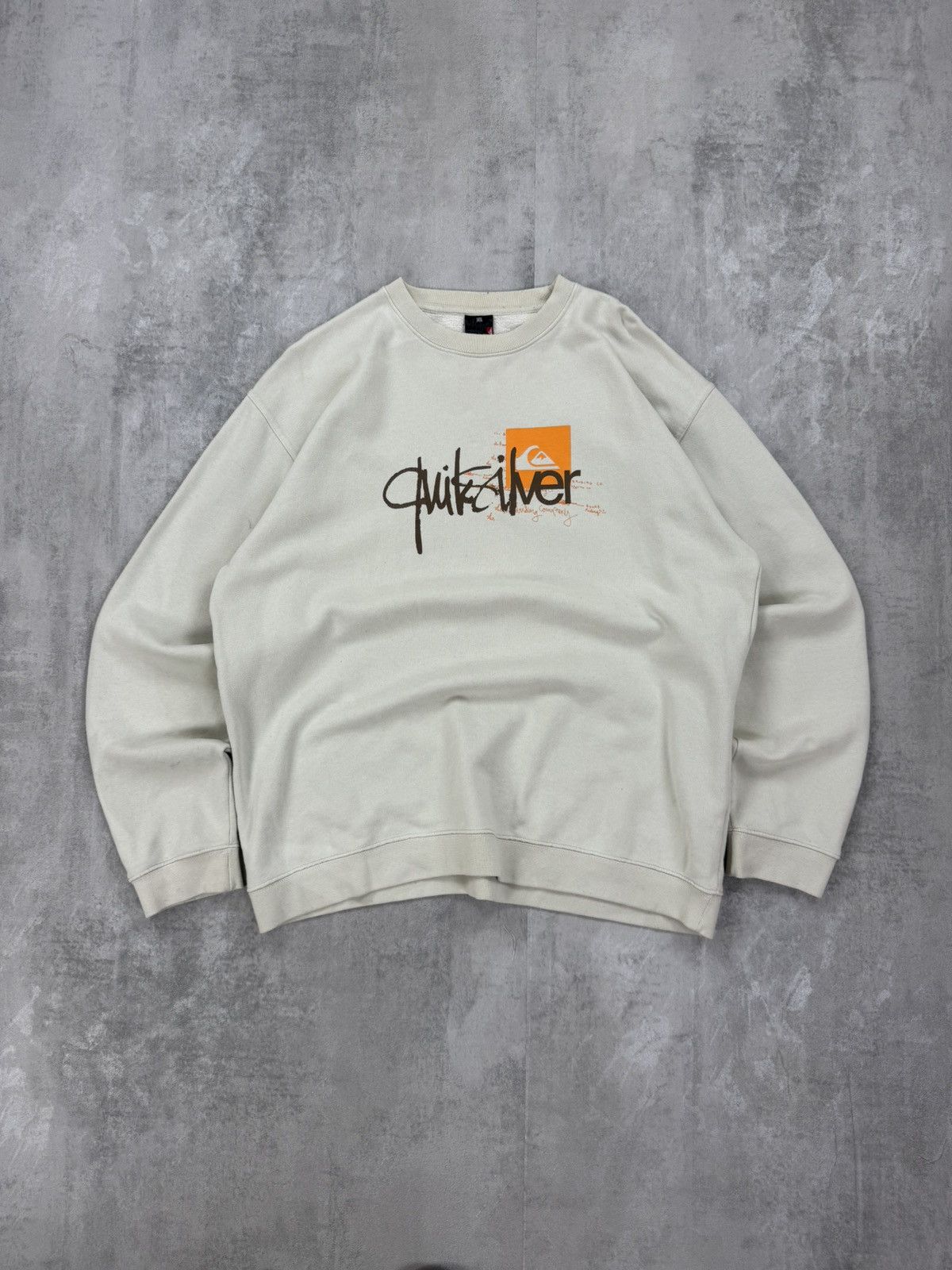 Quiksilver × Vintage QUIKSILVER Vintage 2000s Sweatshirt long sleeve big logo Size US XL / EU 56 / 4 - 1 Thumbnail