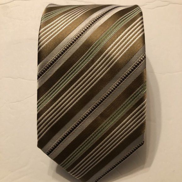 Ermenegildo Zegna ERMENEGILDO ZEGNA MEN'S NEW 90%SILK TIE WIDTH:3 1/2" Size ONE SIZE - 2 Thumbnail