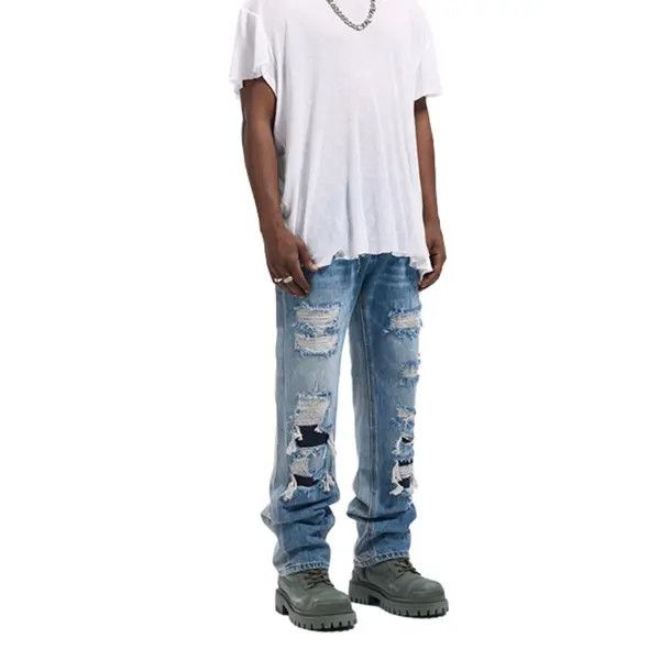 Other VIBE Distressed Denim Jeans Size US 32 / EU 48 - 6 Thumbnail