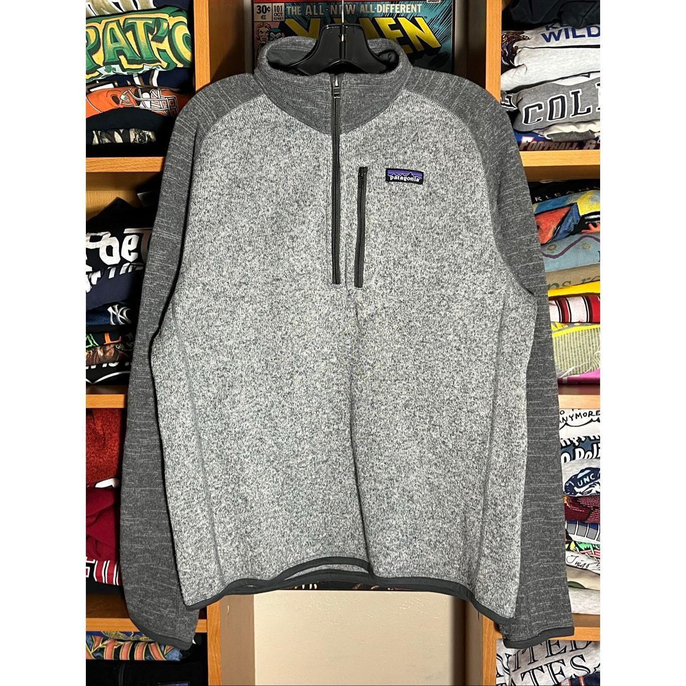 Patagonia Patagonia Men’s Gray Quarter Zip 1/4 Better Sweater Size US M / EU 48-50 / 2 - 1 Thumbnail