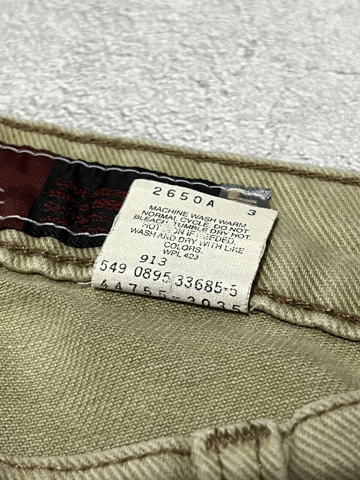 Levi's × Levi's Vintage Clothing × Vintage Vintage 90's Levi's Silvertab Elements Size US 31 - 5 Thumbnail