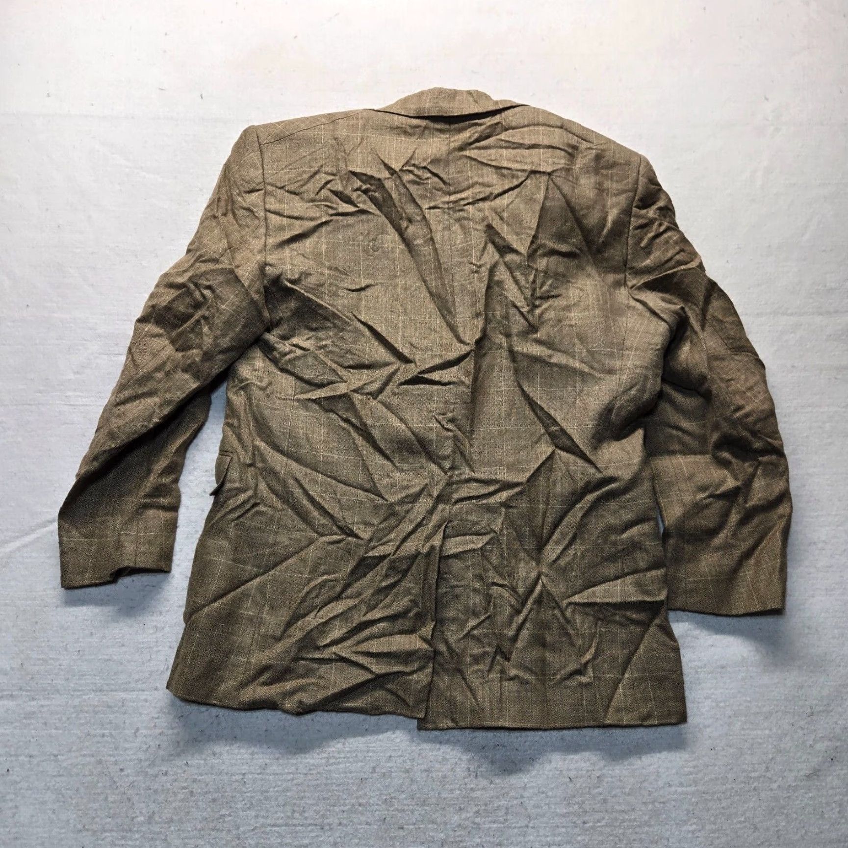 Jos. A. Bank JOS.A.BANK Brown Blazer Jacket Two Button Adult Men's Size 43R Size 46R - 8 Thumbnail