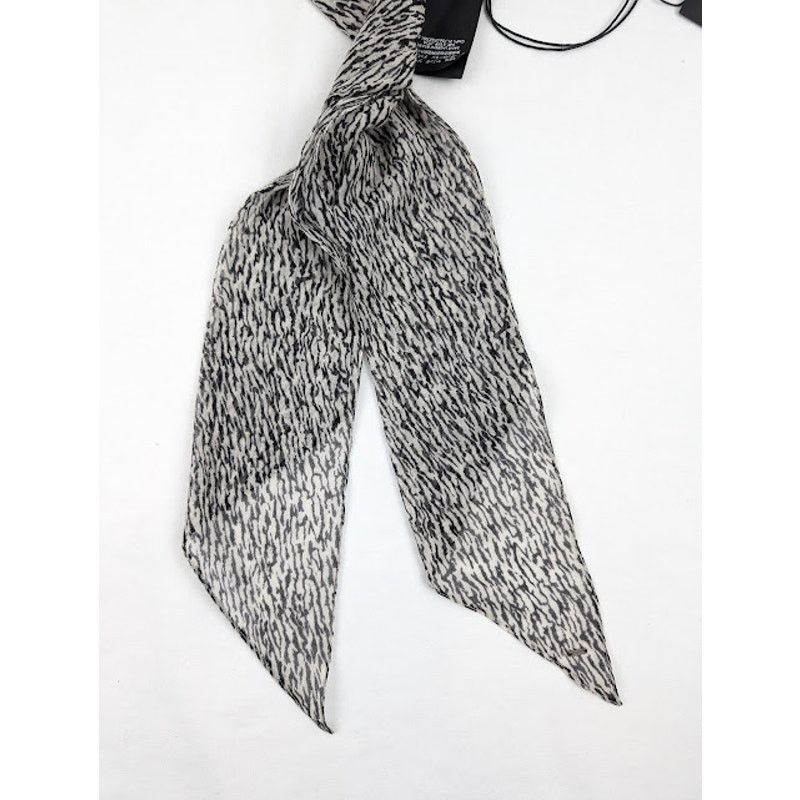 Saint Laurent Paris o1rshd1 Size: OS / Zebra Print Wool Etamine Size ONE SIZE - 4 Thumbnail