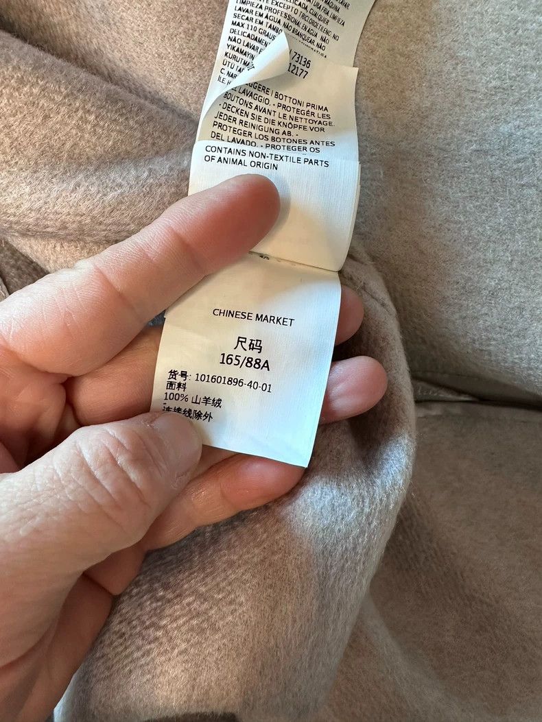 Max Mara Max Mara Water ripple pure cashmere coat Size L / US 10 / IT 46 - 4 Thumbnail