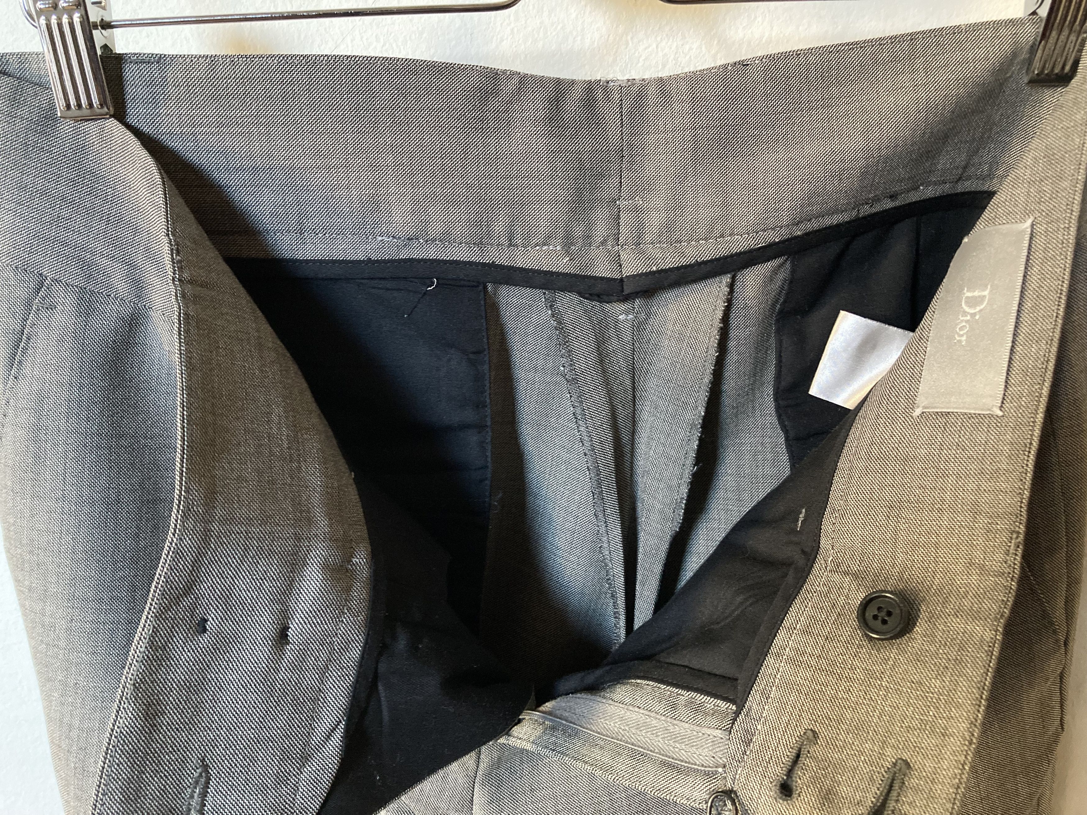 Dior SS06 Grey Trousers / Dress Pants Size 48R - 6 Thumbnail
