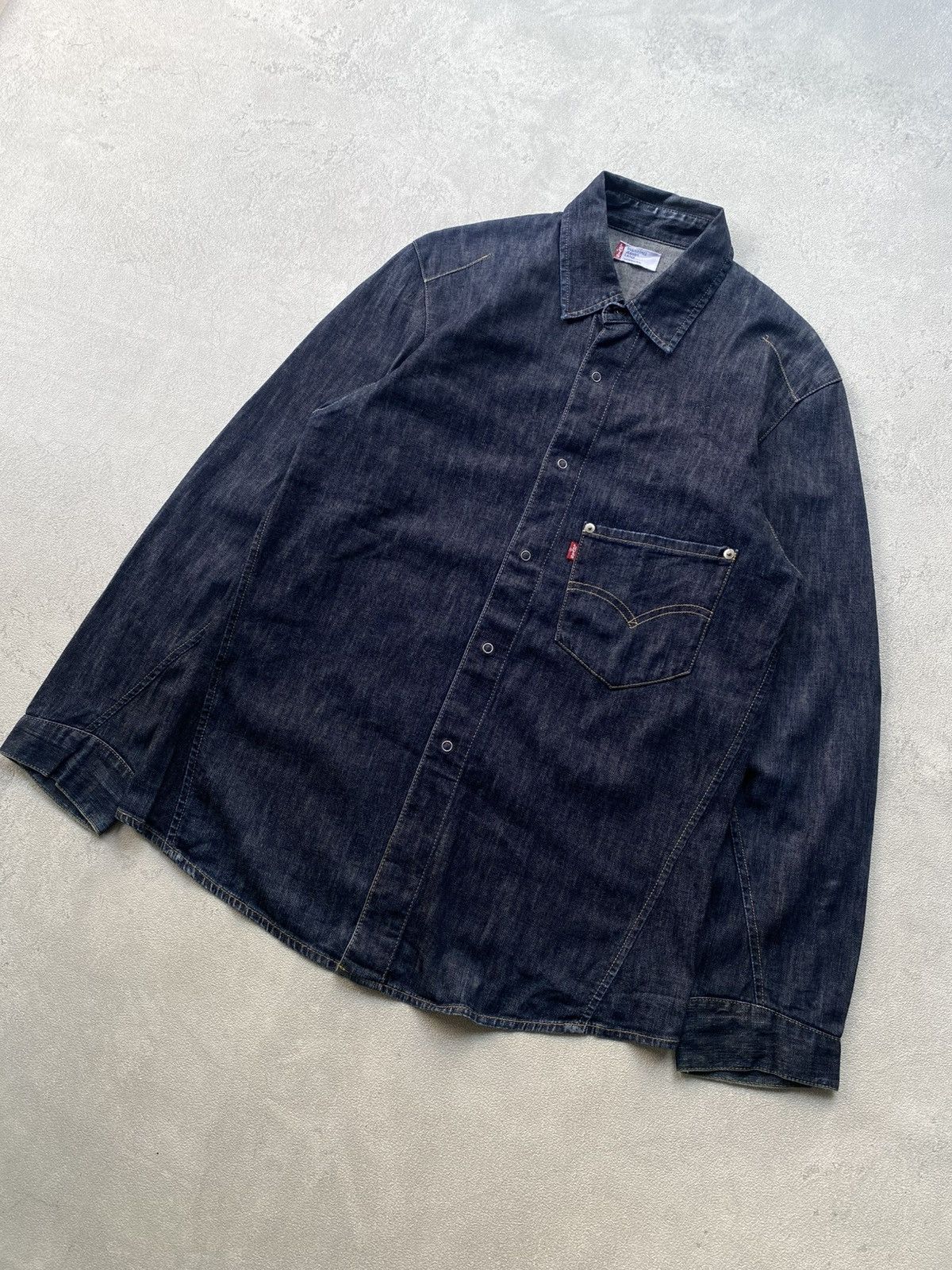 Levi's Vintage levis Engineered denim button up Size US L / EU 52-54 / 3 - 2 Thumbnail