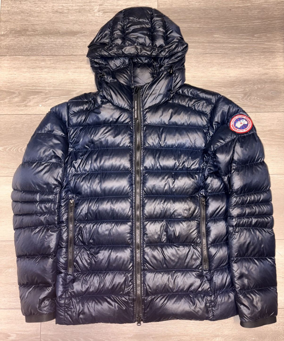 Canada Goose Canada Goose Atlantic Navy Hooded Puffer Jacket Mens Size US L / EU 52-54 / 3 - 1 Thumbnail