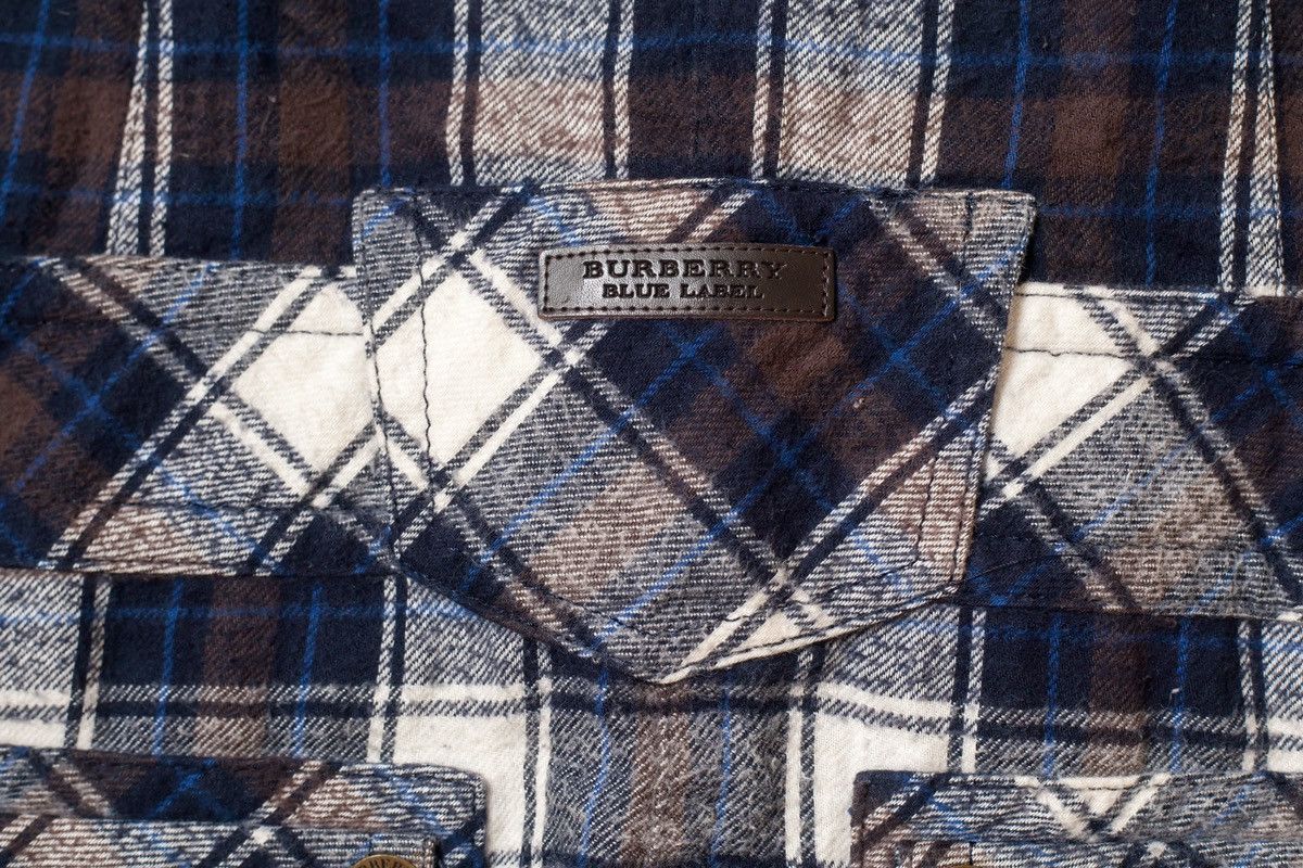 Burberry Burberry Blue Label Short Sleeve Check Dress Size XS / US 0-2 / IT 36-38 - 13 Thumbnail