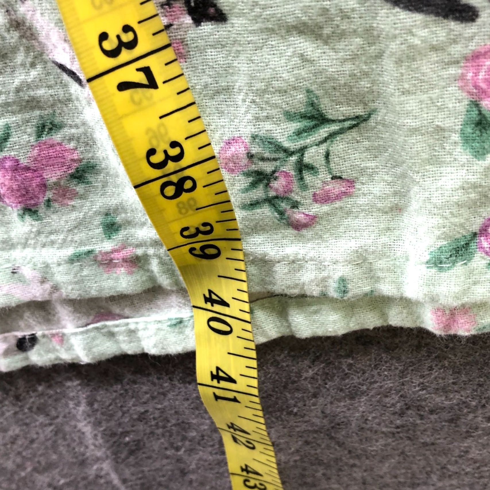 Vintage Cozee Corner Nightgown Flannel Womens L Green Cat Print Floral Nightgown Cat Lady Nightgown Size ONE SIZE - 8 Thumbnail
