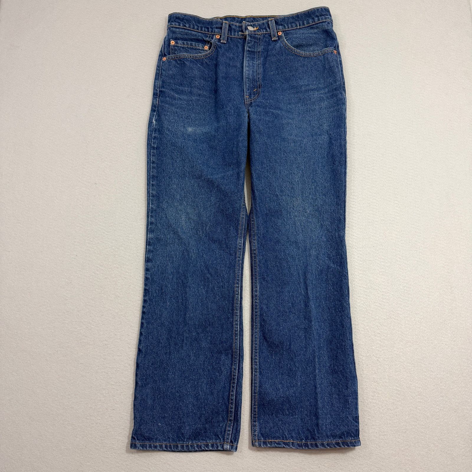 Levi's Vintage Levis 517 Jeans Men's 34x30 Blue Denim Made in USA Size US 34 / EU 50 - 1 Thumbnail
