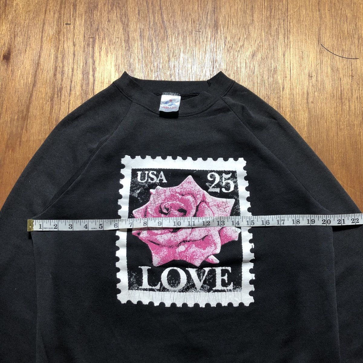 Vintage Vintage Love Stamp Roses Sweatshirt Size US M / EU 48-50 / 2 - 9 Thumbnail
