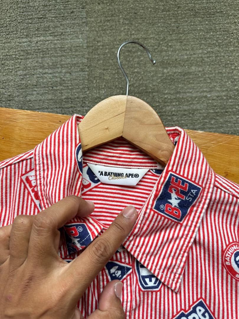 Bape BATHING APE FULL PRINT SHIRT Size US M / EU 48-50 / 2 - 6 Thumbnail