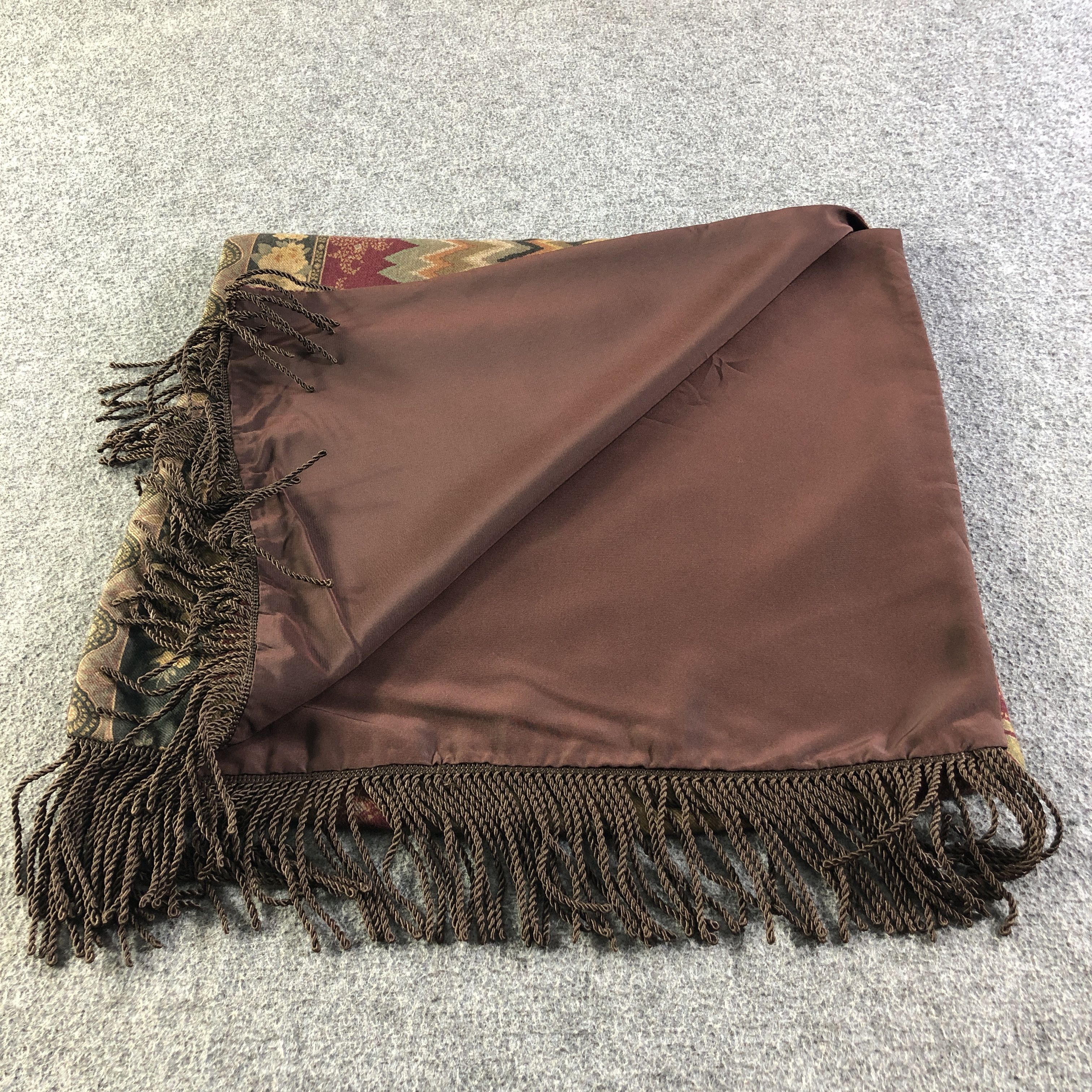 Japanese Brand Floral Wool Scarf Muffler Neckwear V2788 Size ONE SIZE - 5 Thumbnail