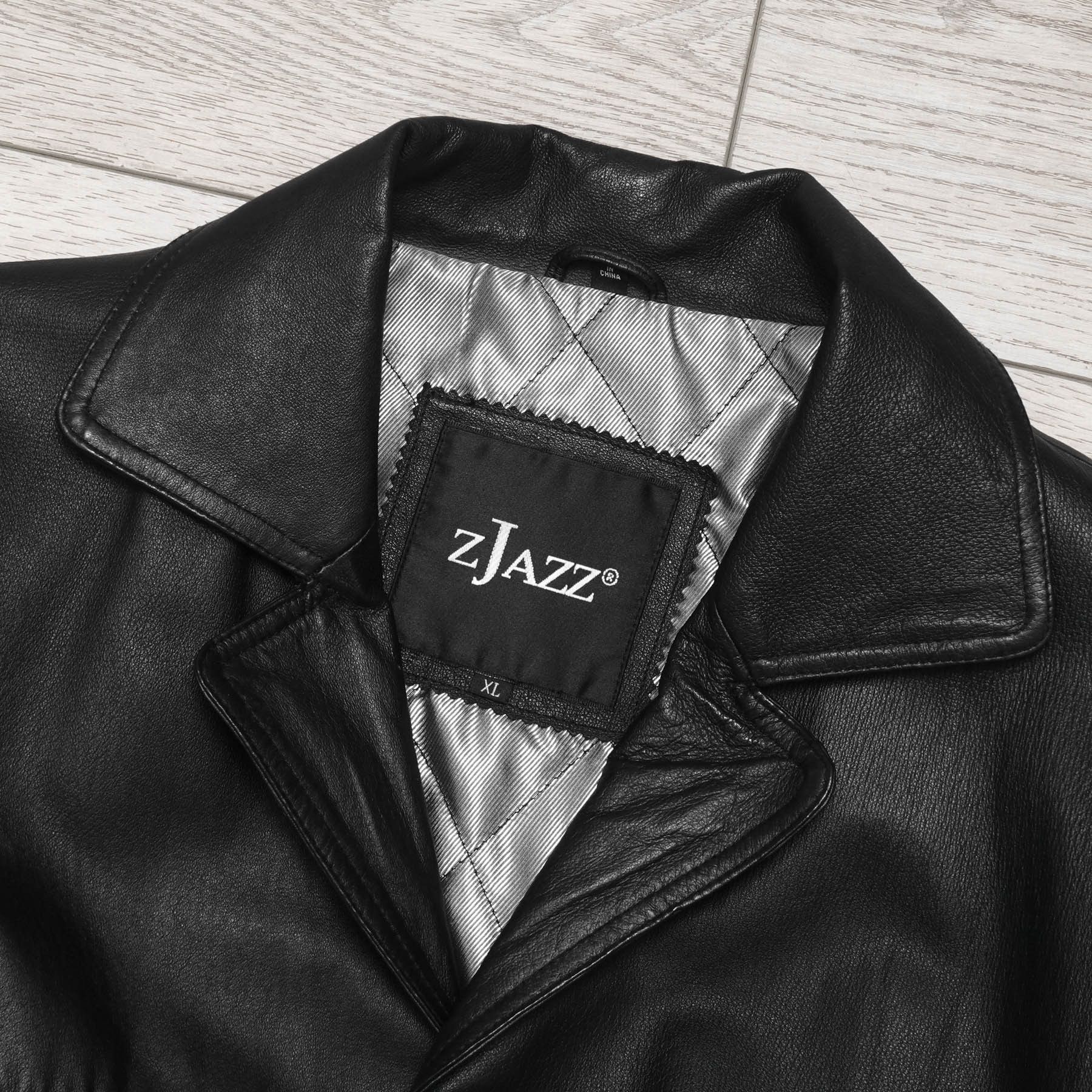 Vintage Amazing Vintage Y2K Super Soft Black Leather Coat Jacket Size US XL / EU 56 / 4 - 4 Thumbnail