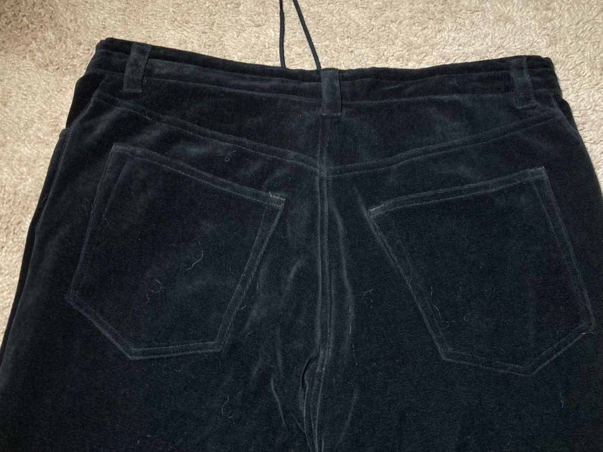 Balenciaga New 2022 Balenciaga Velvet Wide Leg Sweats Jean Velour Demna Size US 32 / EU 48 - 15 Thumbnail