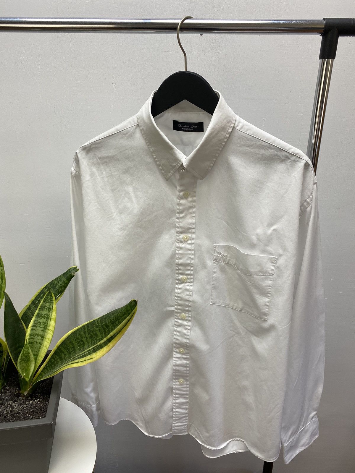 Other Vintage Christian Dior Monsieur Button Up Shirt Size US XL / EU 56 / 4 - 5 Thumbnail