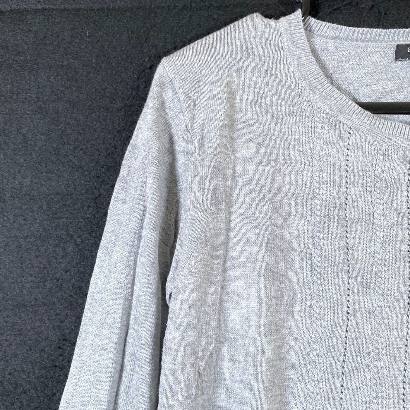 Banana Republic Banana Republic Mens Sweater Gray Crew Neck Long Sleeve Cotton Blend Medium Size US M / EU 48-50 / 2 - 4 Thumbnail