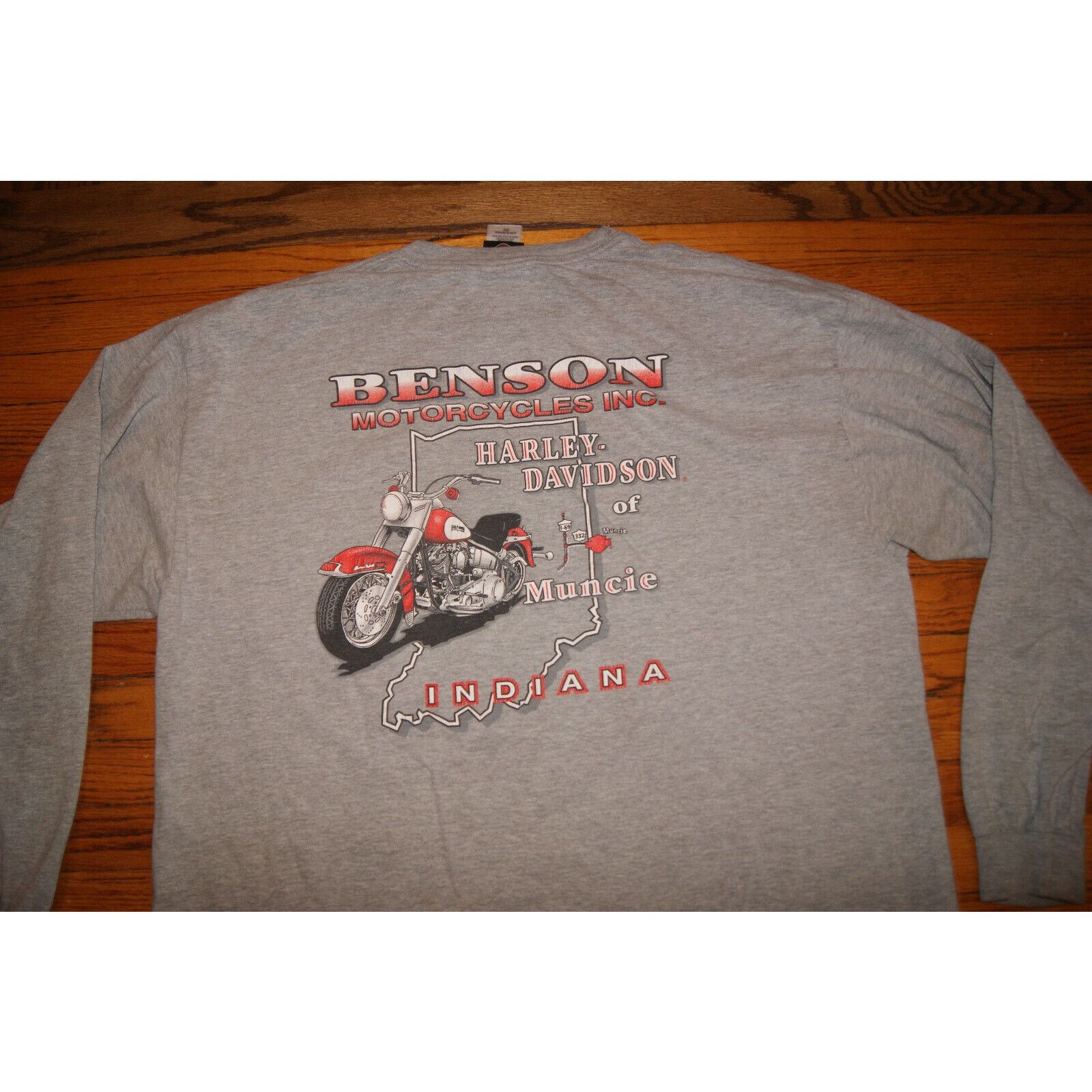 Harley Davidson VTG Harley Davidson Flames 2XL TShirt USA Distressed Size US XXL / EU 58 / 5 - 3 Thumbnail