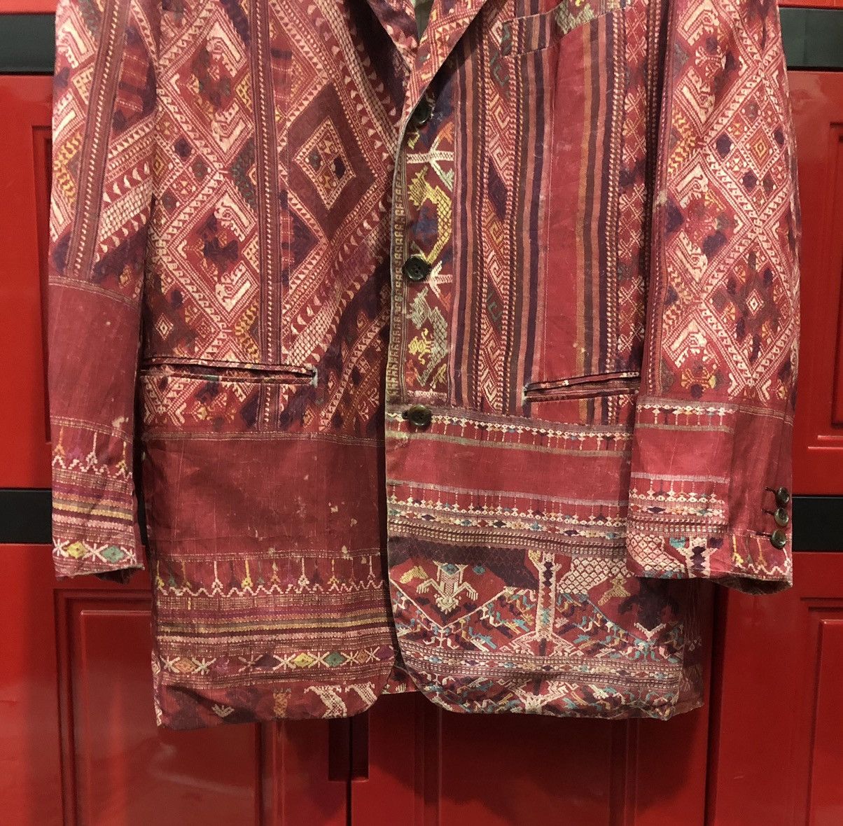 Comme des Garcons Homme Plus Runway*COMME des GARCONS HOMME PLUS Ethnic Printed Jacket. Size US S / EU 44-46 / 1 - 3 Thumbnail