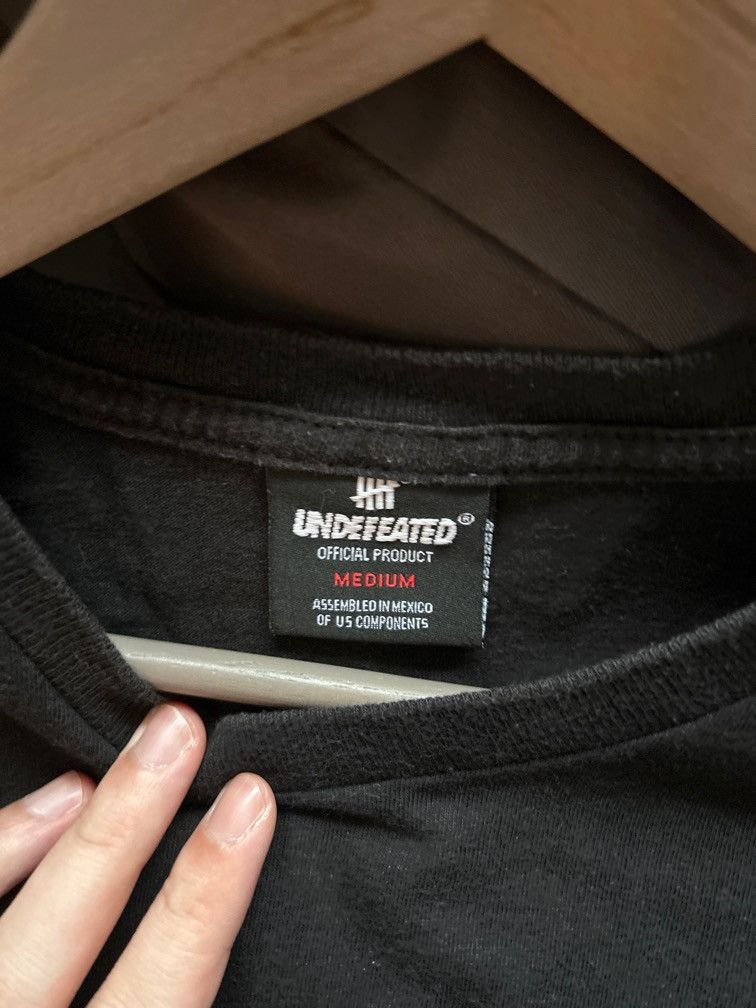 Undefeated Black tee Size US M / EU 48-50 / 2 - 3 Thumbnail