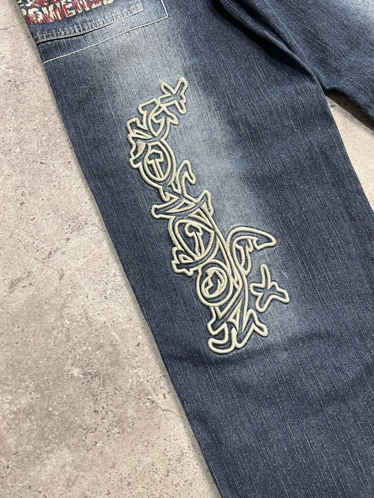 Wu-Tang Clan Vintage Eminem Style 00s Carpenter Denim Rap Jens Pants Size US 30 / EU 46 - 16 Thumbnail
