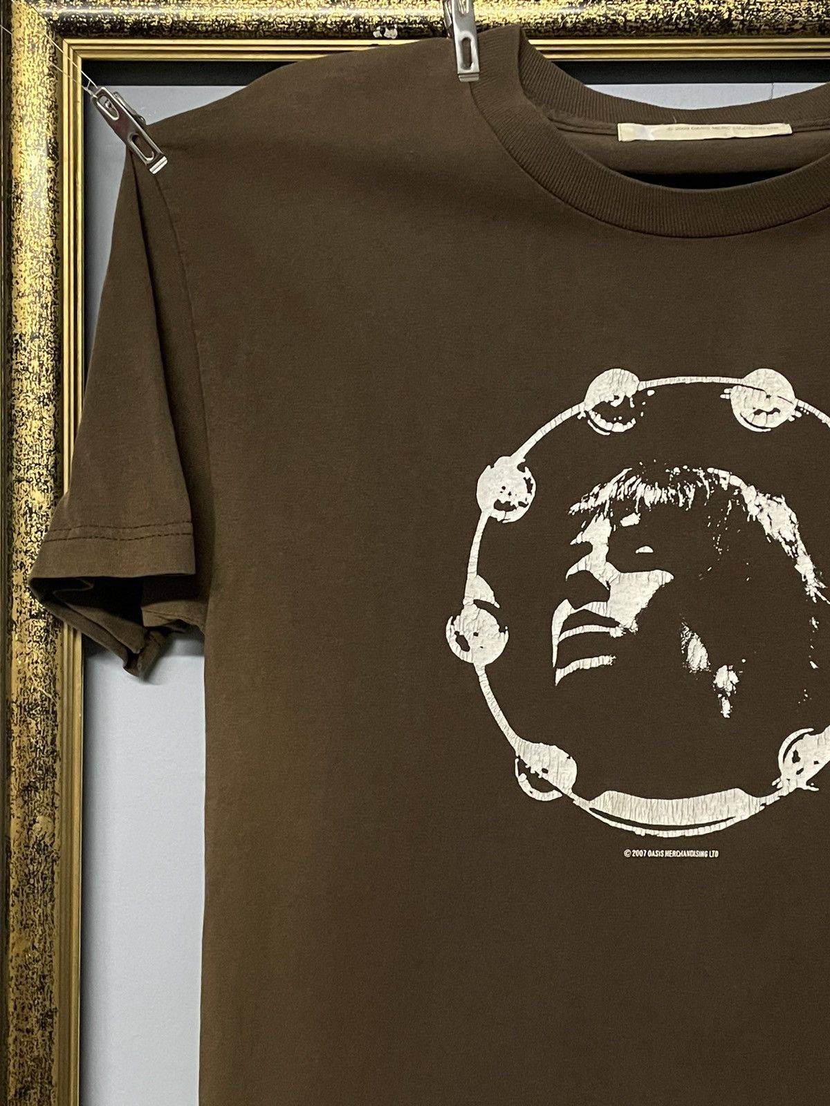 Vintage Vintage Oasis Sunfaded Liam Gallagher Tambourine Iconic Tee Size US M / EU 48-50 / 2 - 4 Thumbnail