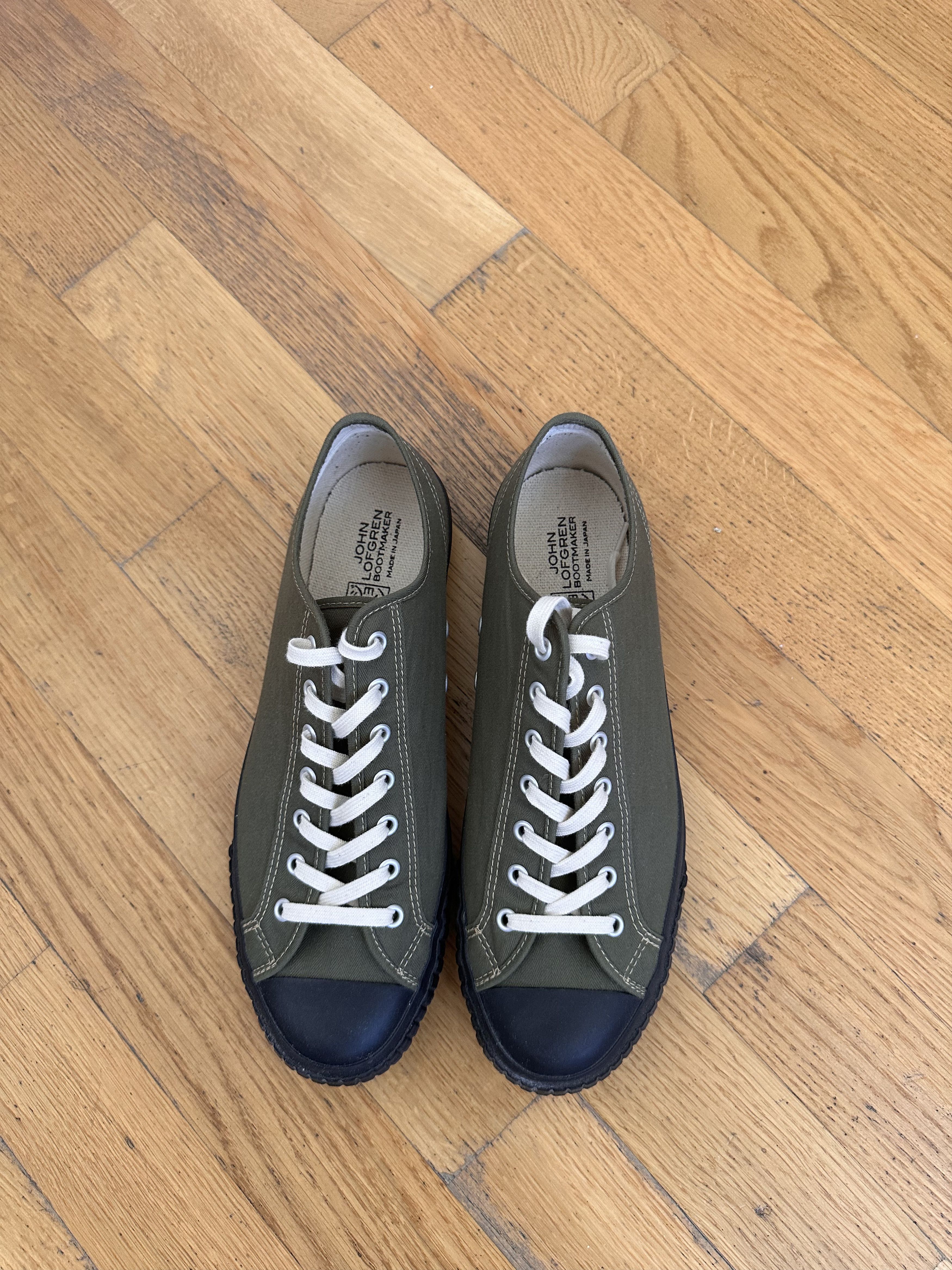 John Lofgren JLB Champion Sneakers / WWII Style Us Army Olive Drab Size US 9 / EU 42 - 5 Thumbnail