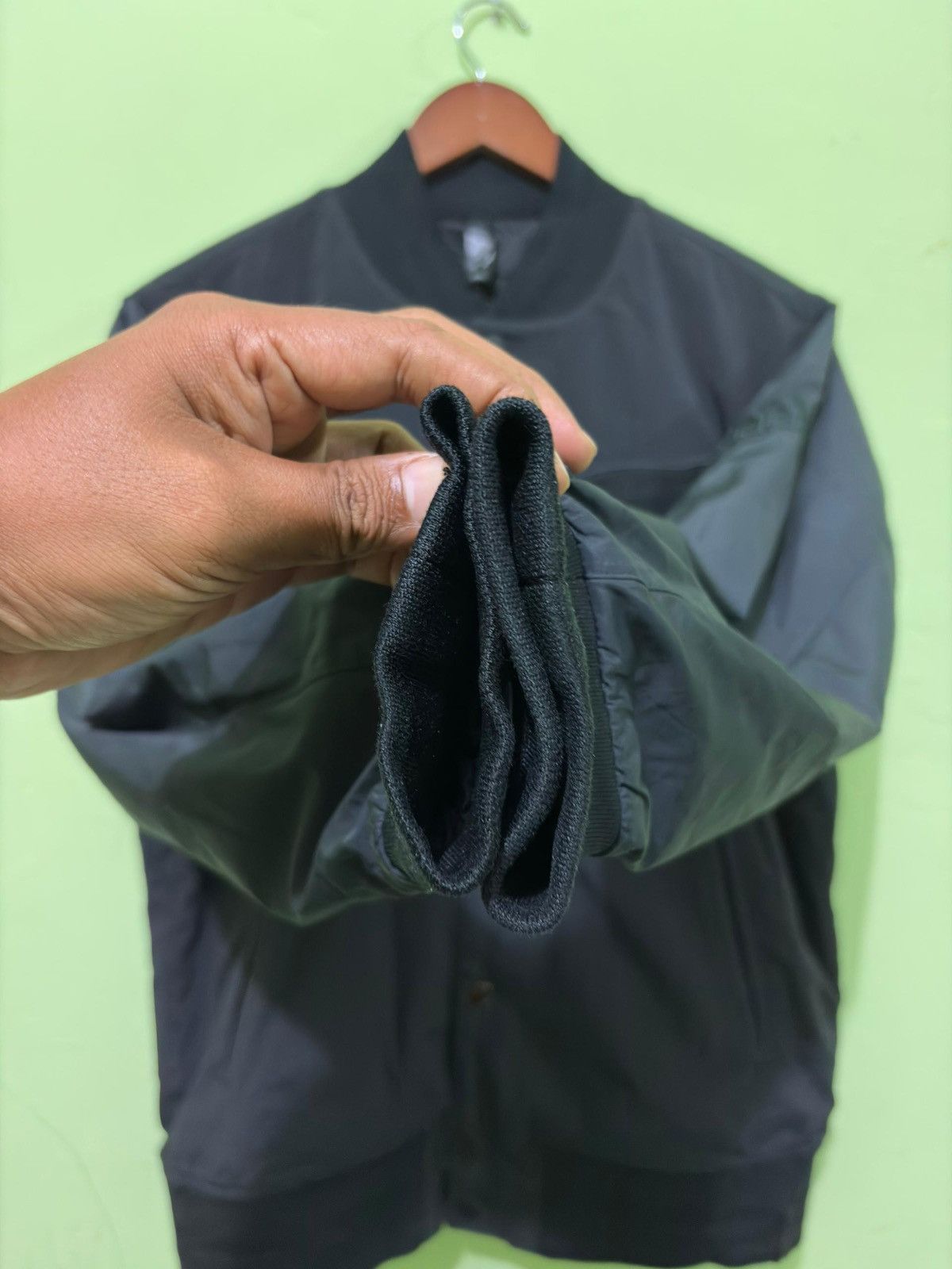 Adidas × All Blacks Adidas Bomber Jacket All Black New Zealand Rugby Jacket Size US M / EU 48-50 / 2 - 6 Thumbnail