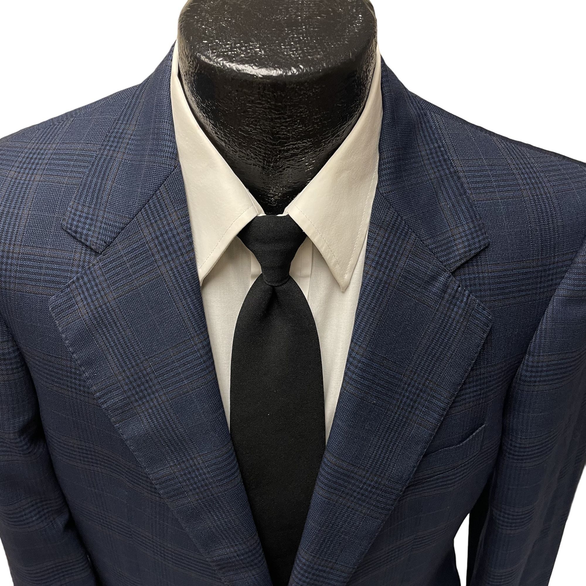 Ermenegildo Zegna Ermenegildo Zegna BESPOKE Blue Sport Coat OVERCHECK Jacket Size 38R - 2 Thumbnail