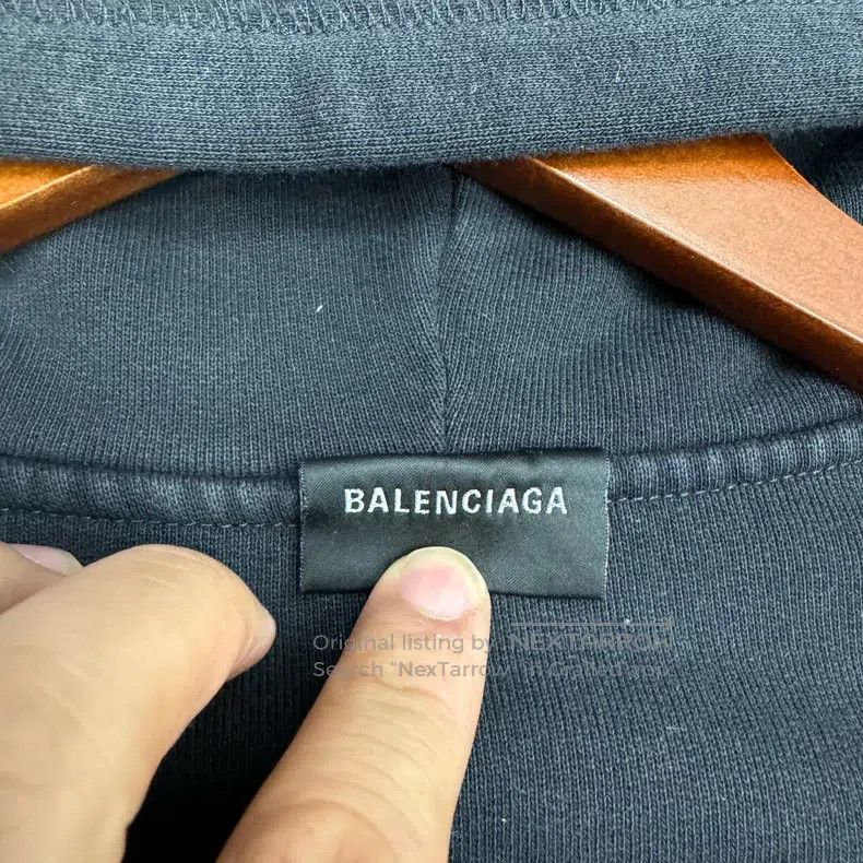 Balenciaga Balenciaga Reversible logo distressed zipper jacket Size US L / EU 52-54 / 3 - 7 Thumbnail