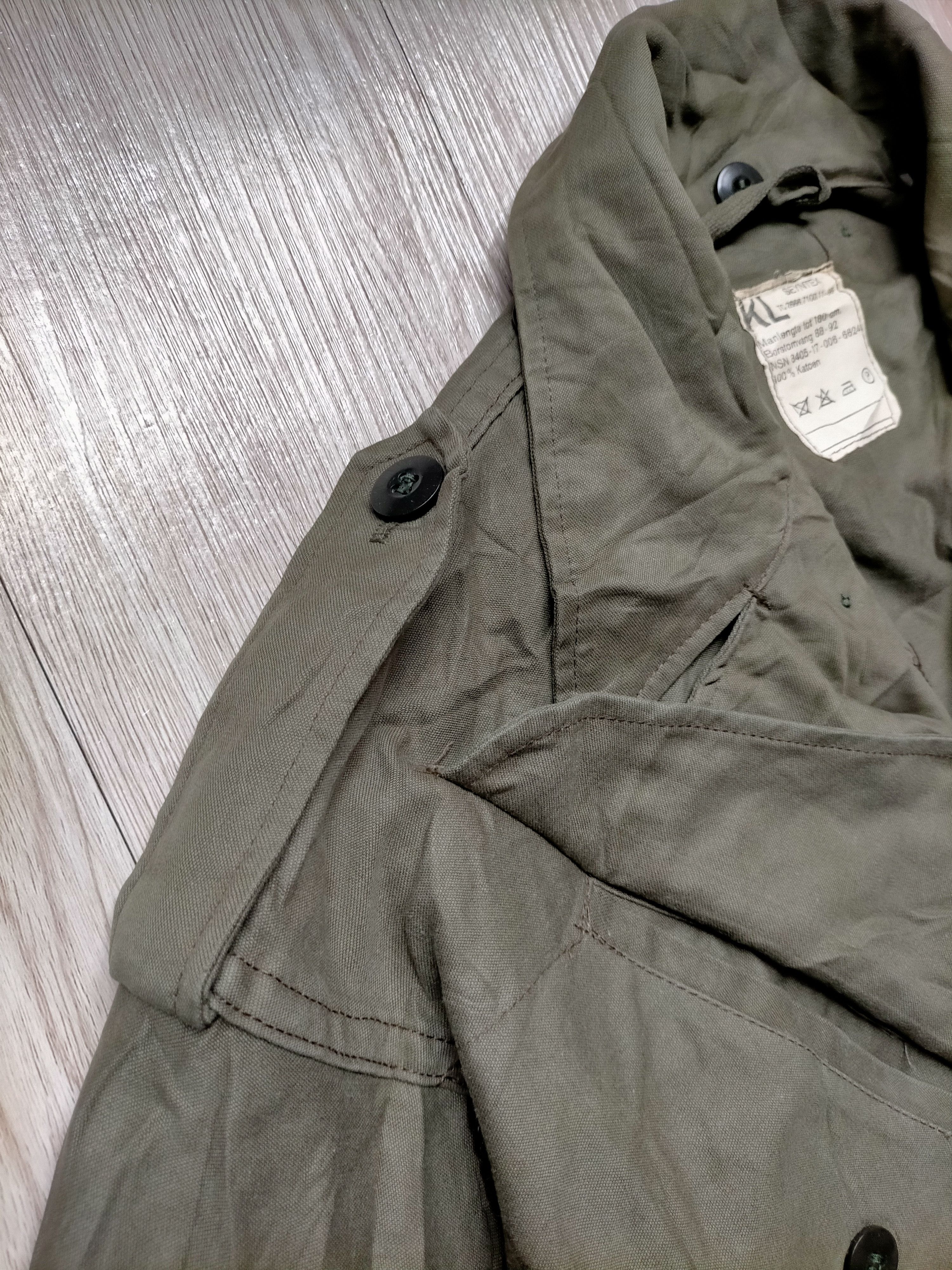 Army Of Me Vtg 80s KL Senyntex Military Army Olive Green Winter Jacket Size US L / EU 52-54 / 3 - 6 Thumbnail