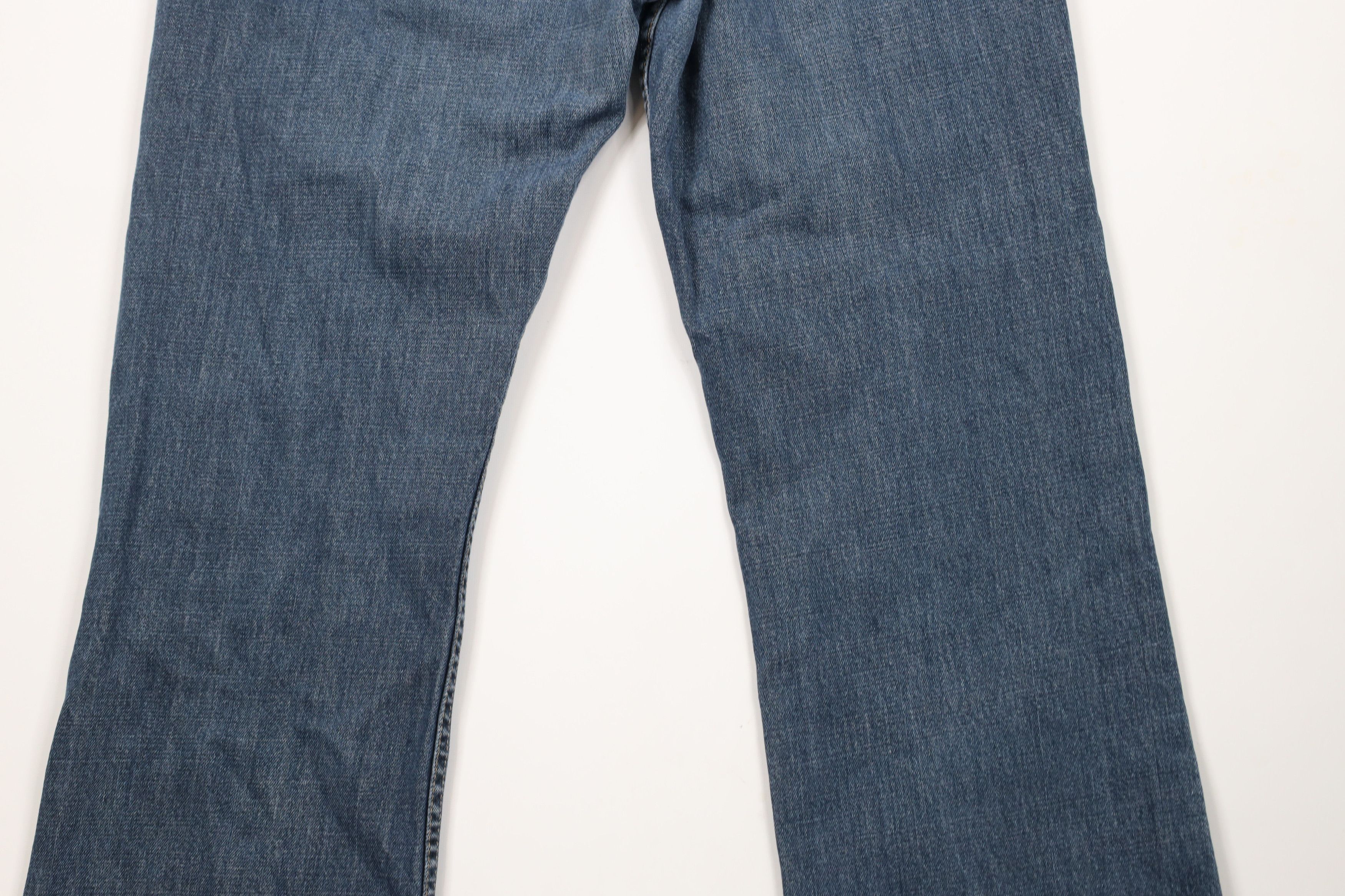 Levi's × Vintage Vintage Y2K Levis 527 Wide Leg Bootcut Denim Jeans Blue Size US 36 / EU 52 - 13 Thumbnail