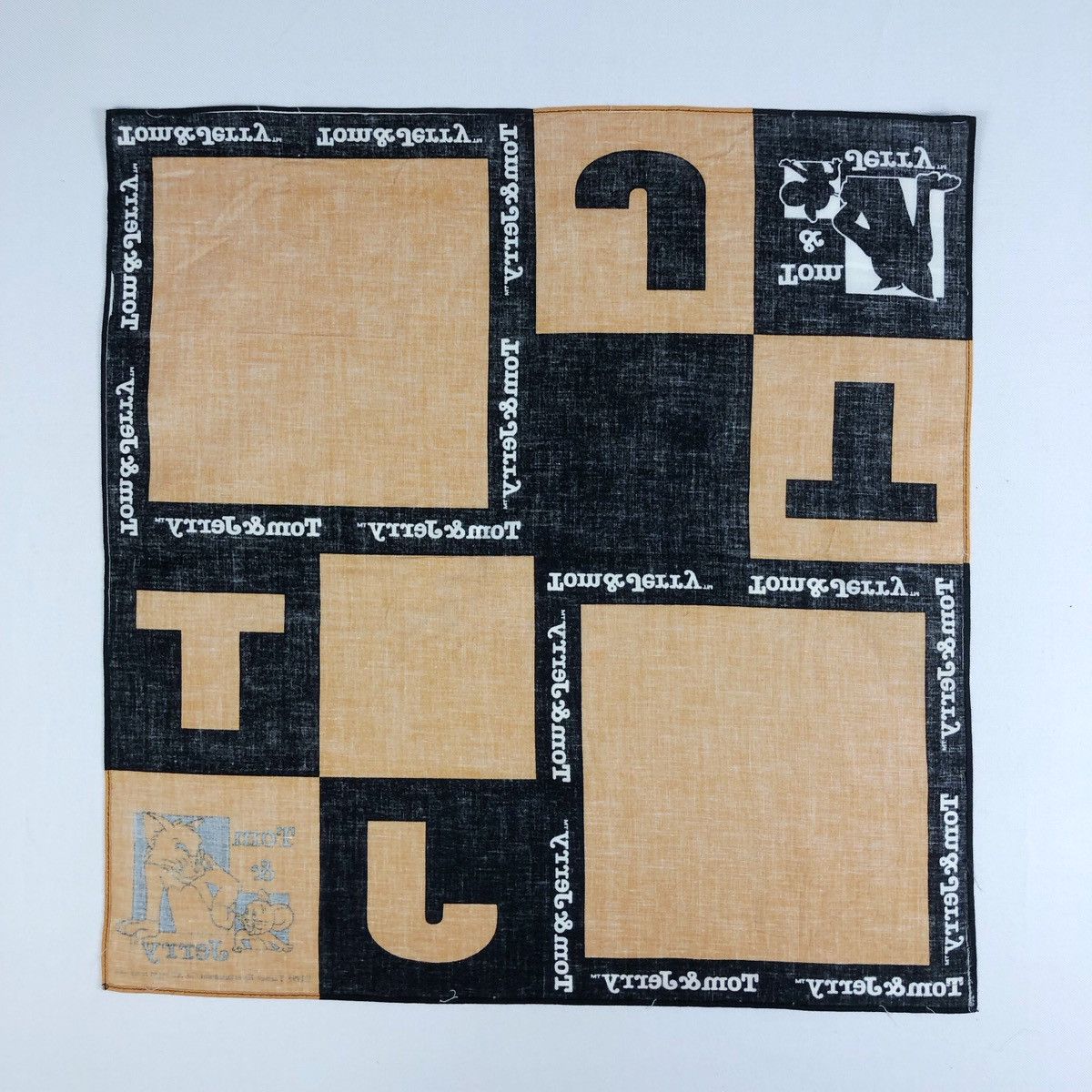 Cartoon Network × Vintage × Warner Bros Rare Vintage 1995 Tom & Jerry Handkerchief Bandana Size ONE SIZE - 4 Thumbnail
