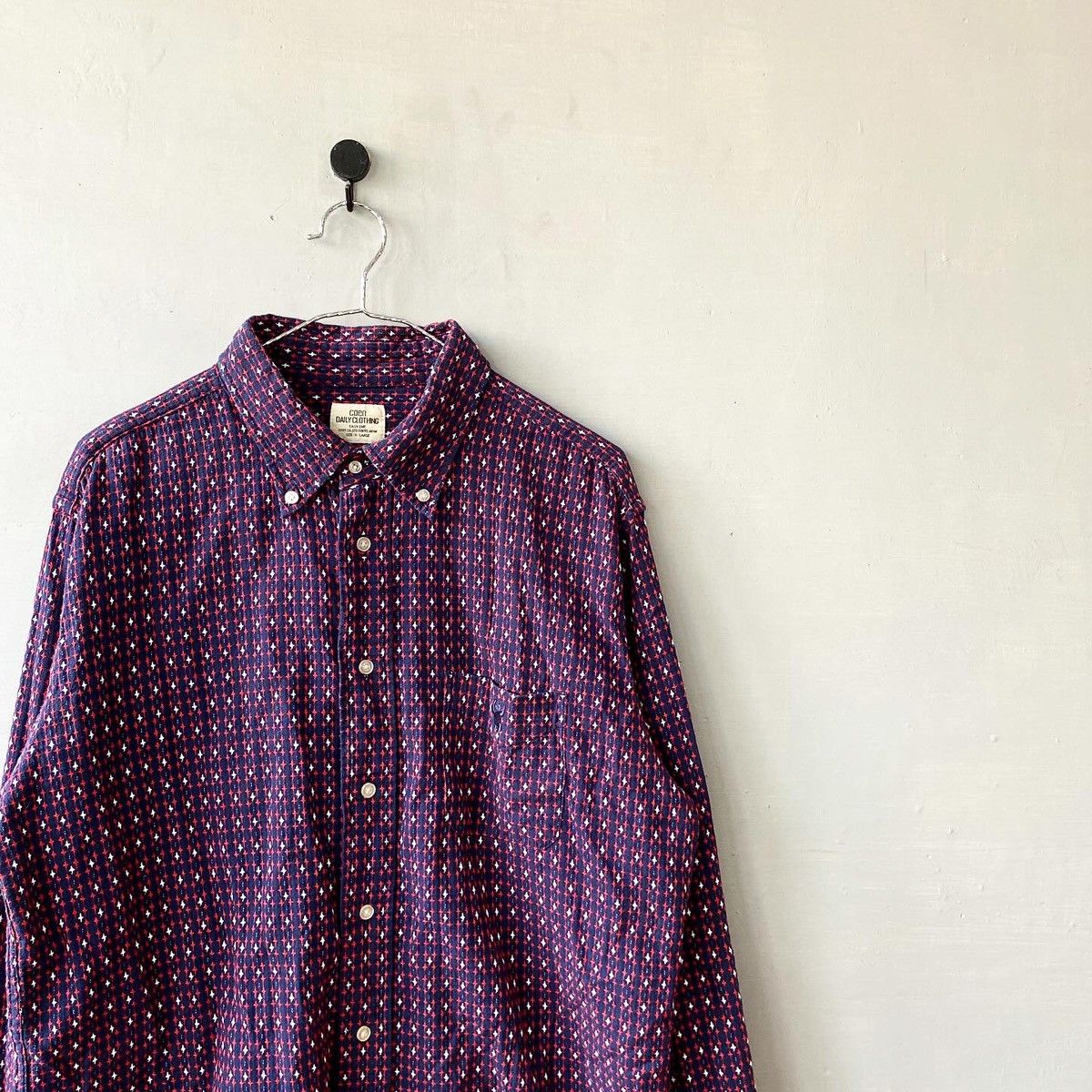 Japanese Brand COEN JAPAN SASHIKO ART SHIRT FREE SHIPPING Size US L / EU 52-54 / 3 - 2 Thumbnail